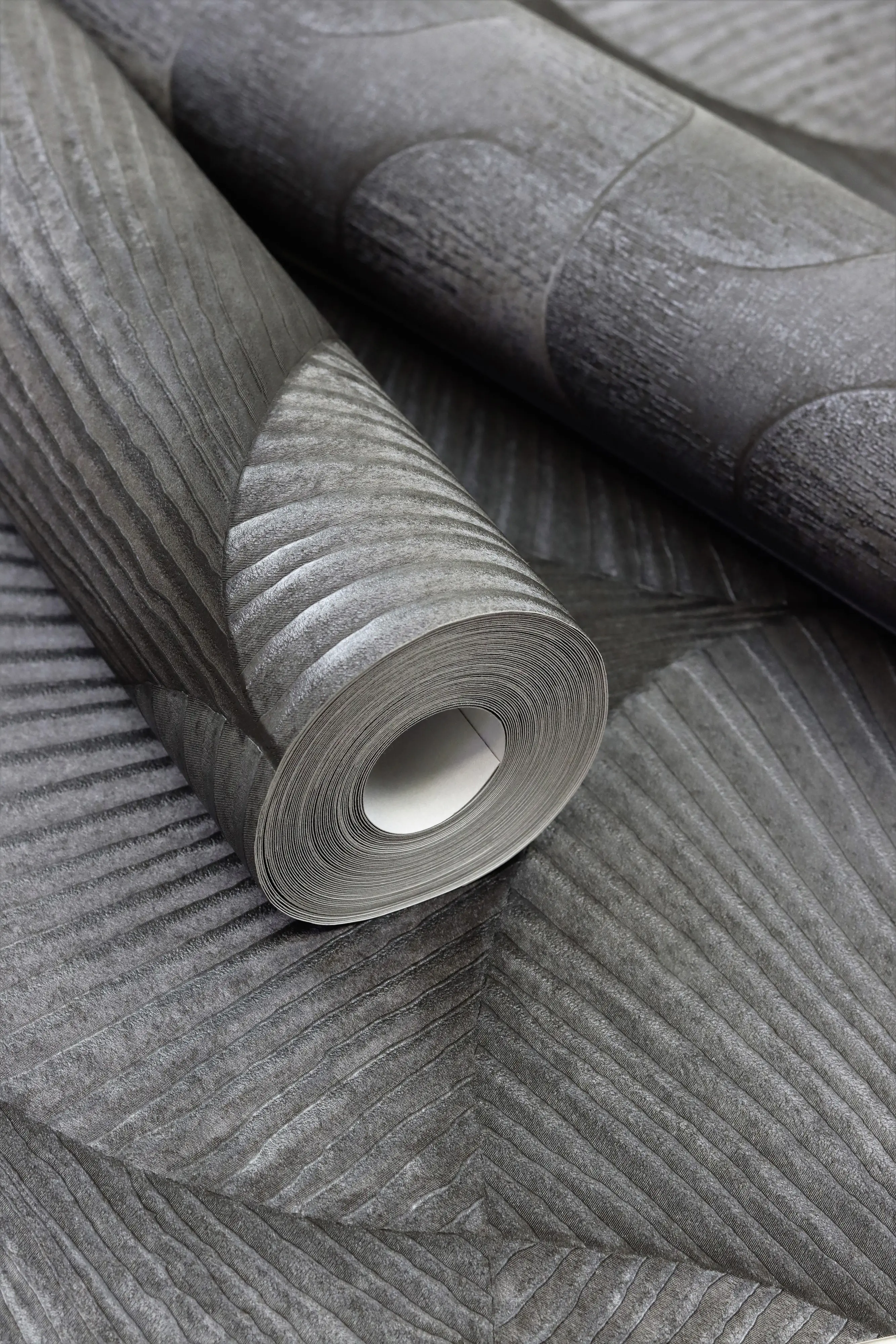 Rasch Vliestapete Muster Grafik Sky Lounge grau braun 10,05 x 0,53 m