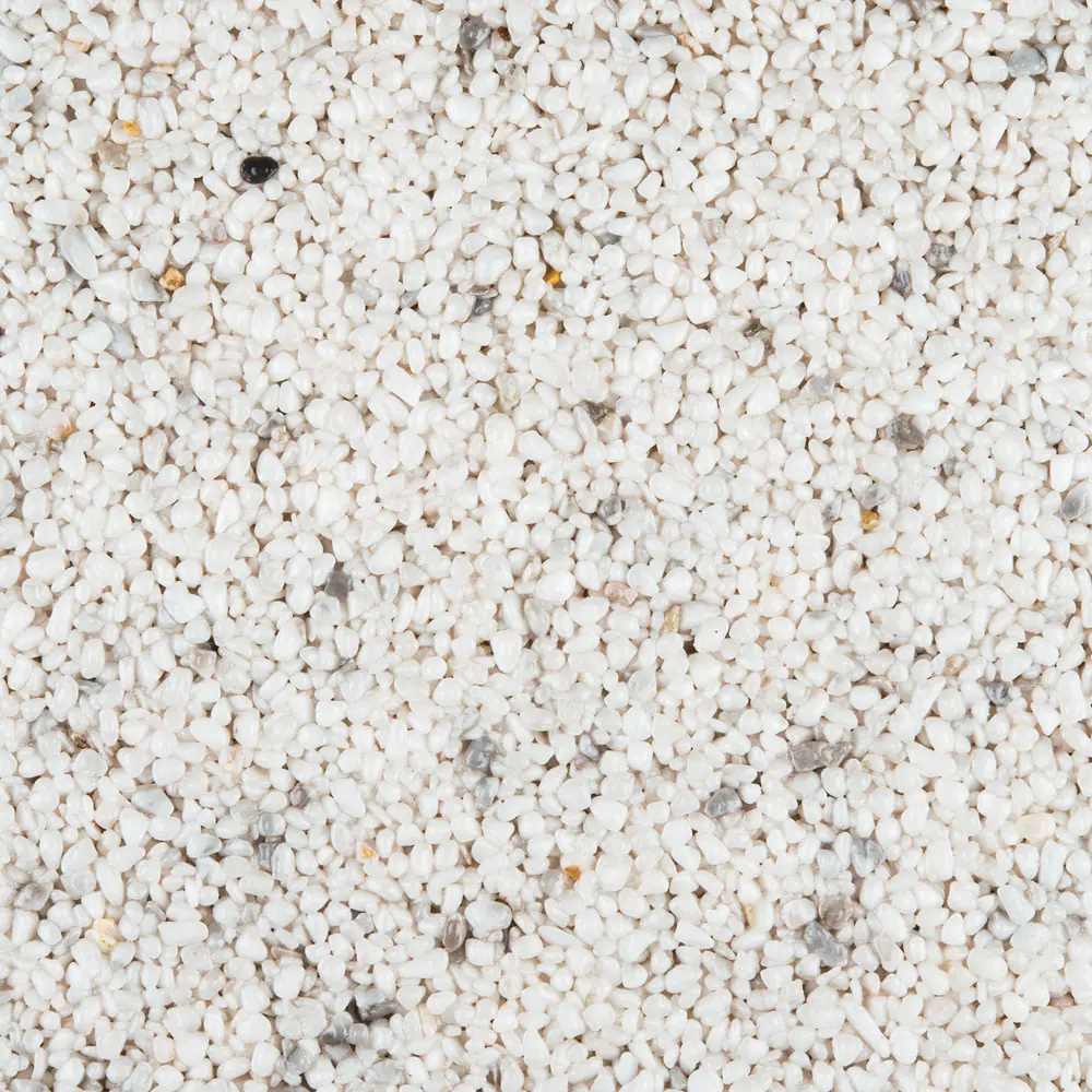 RAVELLO Steinteppich Boden Indoor Körnung Fein Farbe weiss 15 kg Set