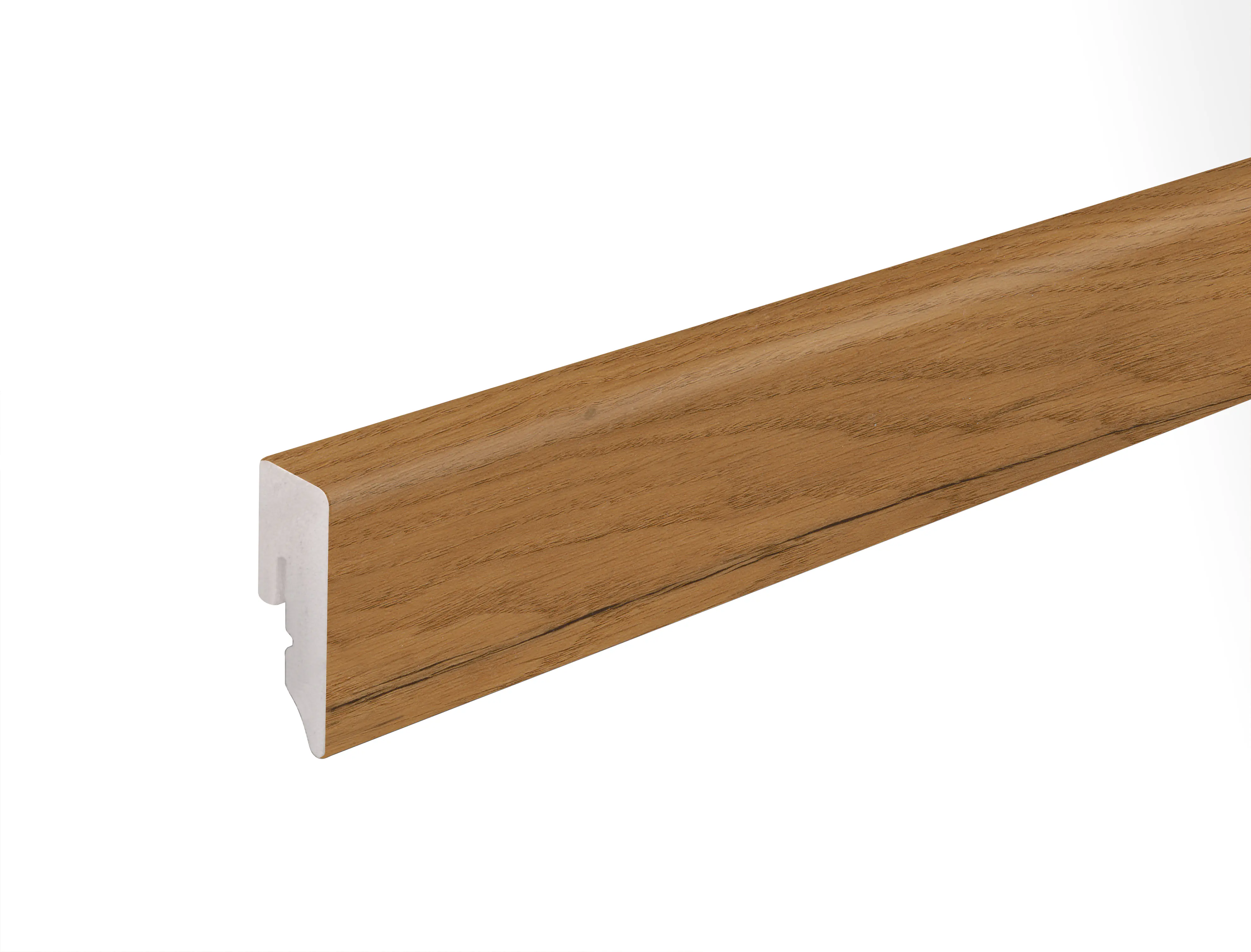 FN Neuhofer Fußleiste 240 cm 38,5 x 15 mm Eiche bordeaux foliert