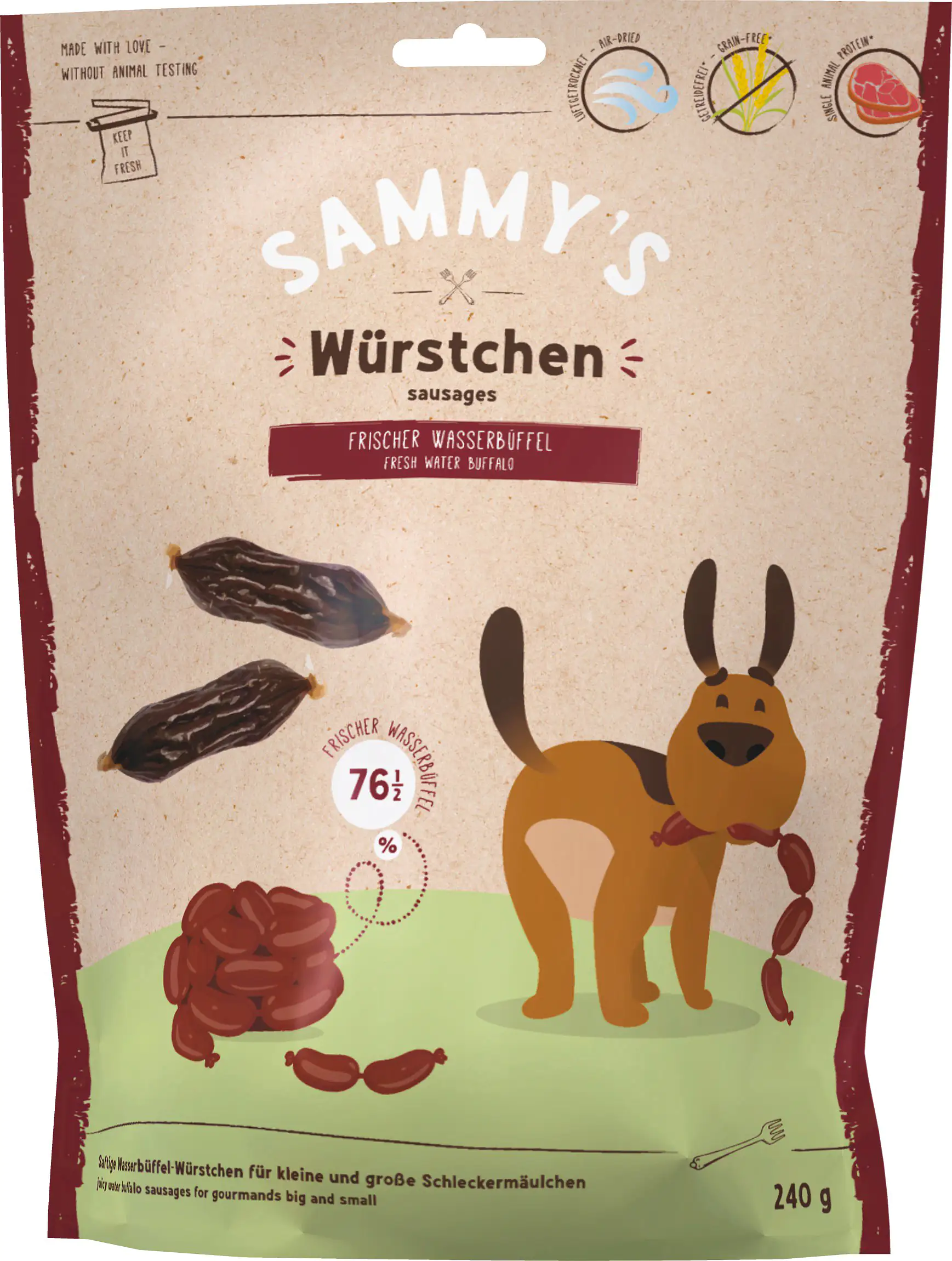 Sammys Würstchen Wasserbüffel 240 g