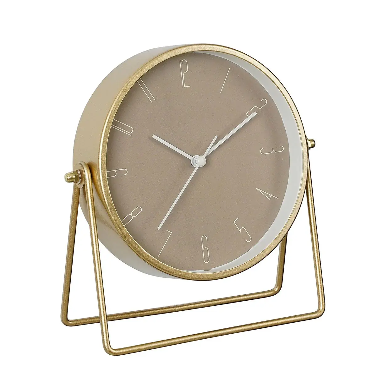 Mica Decorations Uhr Corky iron 6,5 x 18,5 cm braun