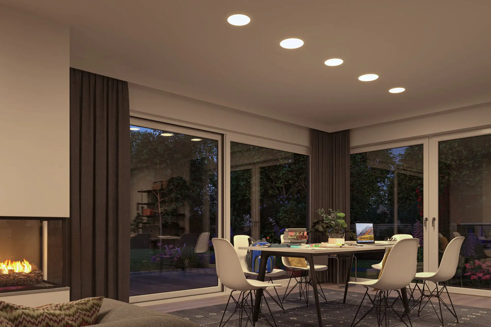 Paulmann Einbauleuchte LED Veluna Varifit rund 18,5 cm 17,5 W satin