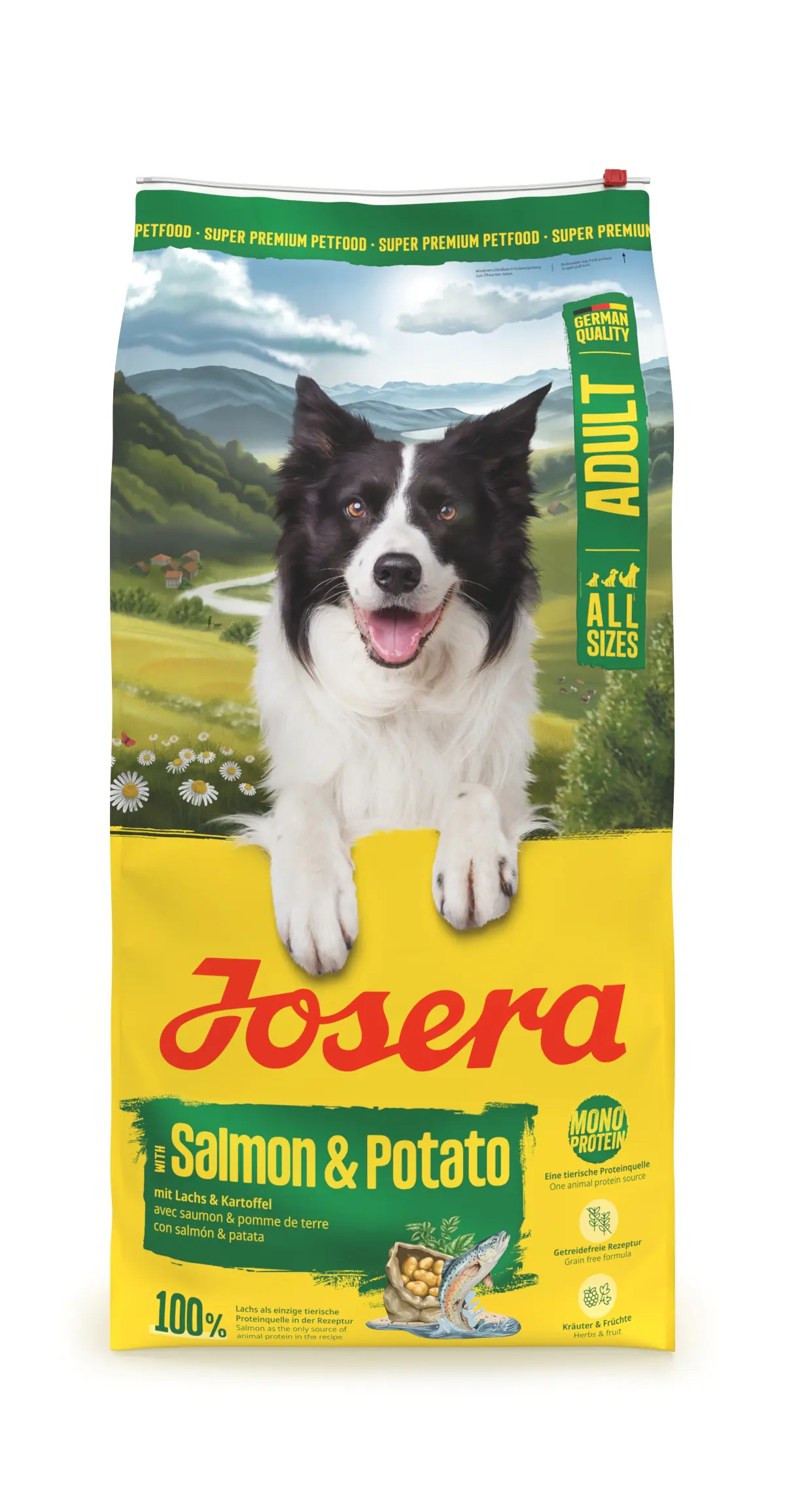 Josera Hundetrockenfutter Adult 12,5 kg Lachs & Kartoffel 