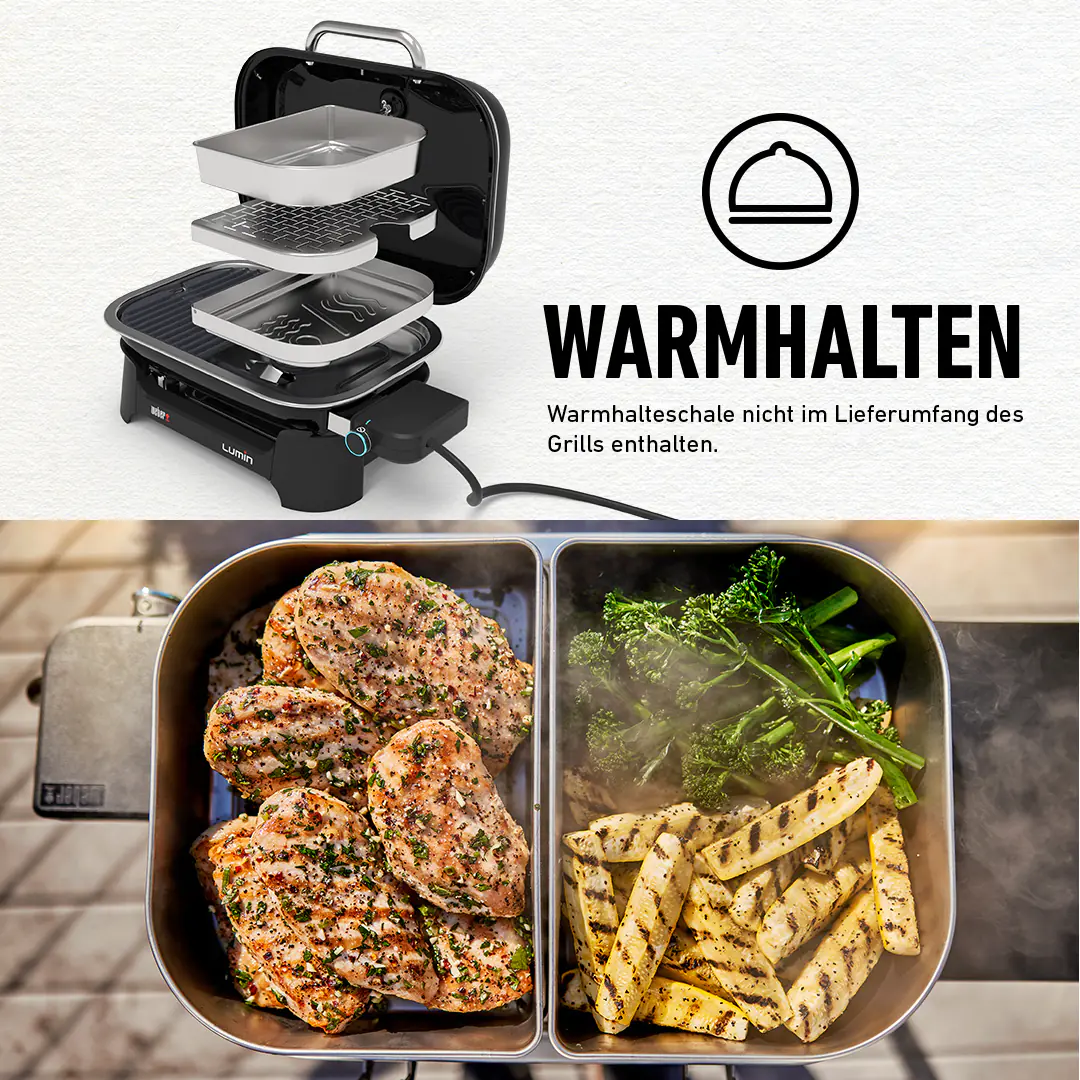 Weber Elektrogrill Lumin Compact; Grillfläche: 43x28 cm
