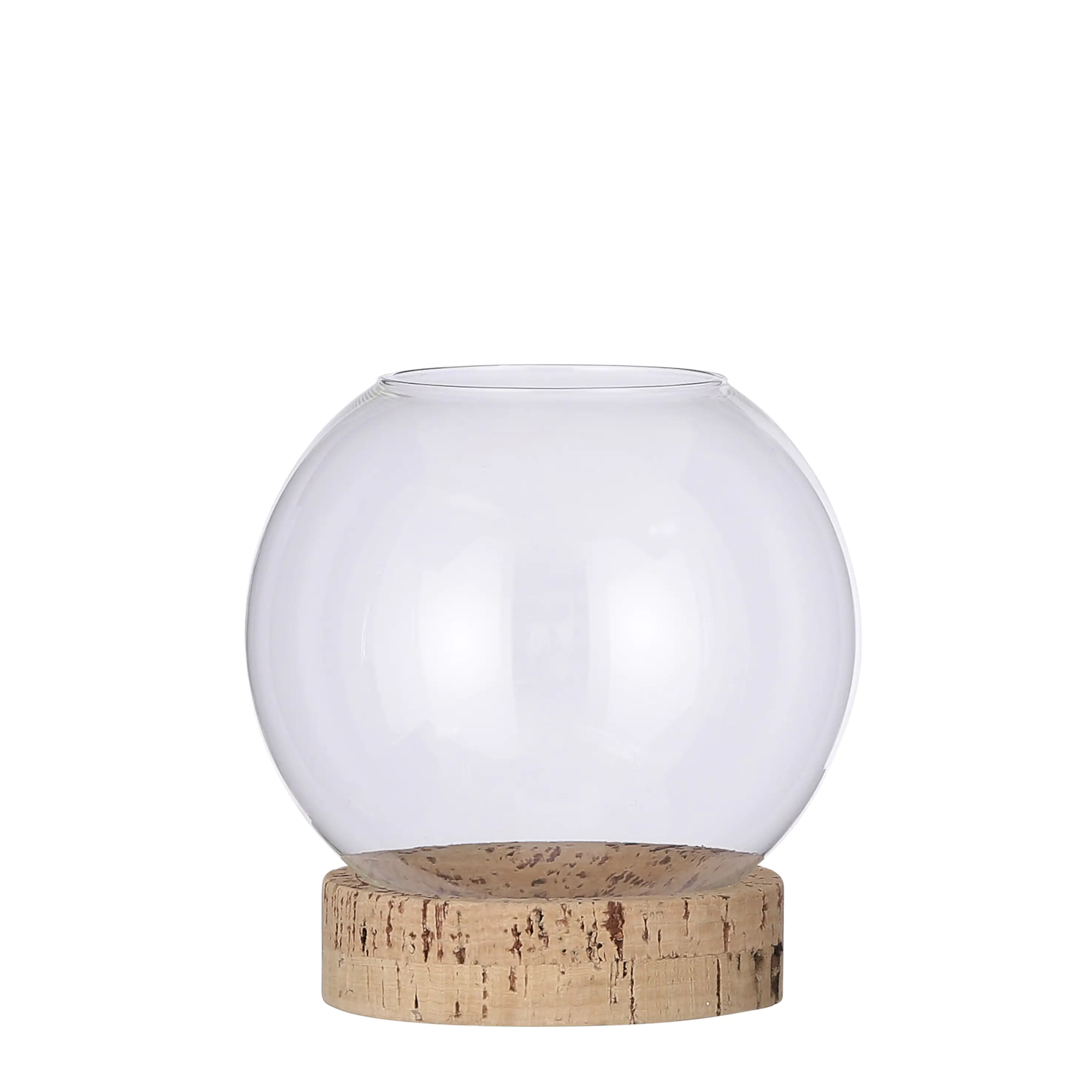 Mica Vase Jillian transparent transparent, 19 x 18 cm