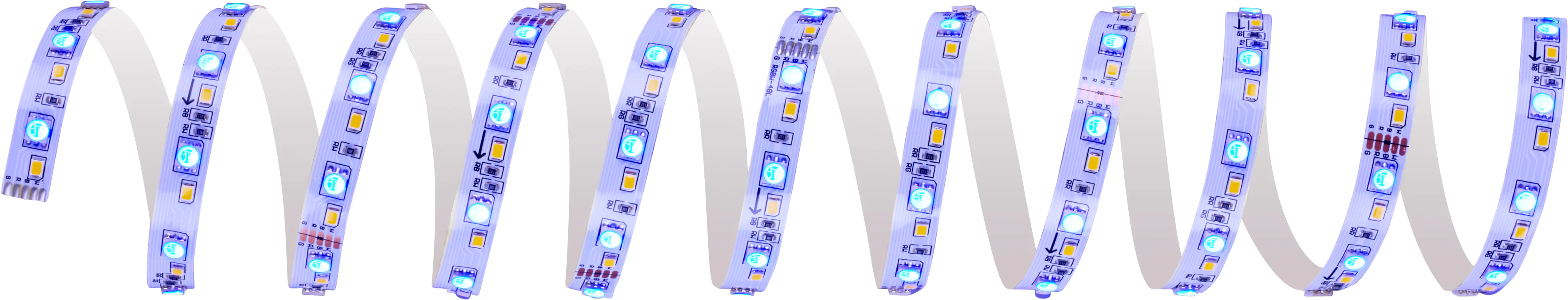 Brilloner LED-Stripe Pimp your Panel bunt RGB, 2,6 m, 3000K 1300 lm Erweiterungsset