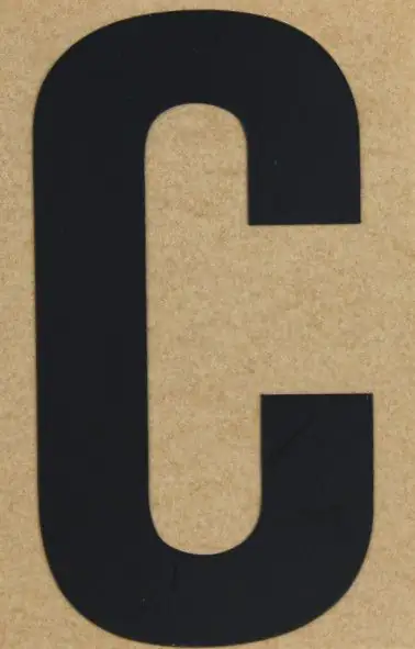 Conacord Klebebuchstabe "C" 55 x 50 mm