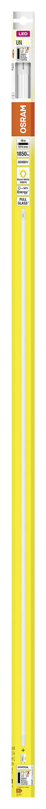Osram LED Röhre 120 cm G13 18 W warmweiß