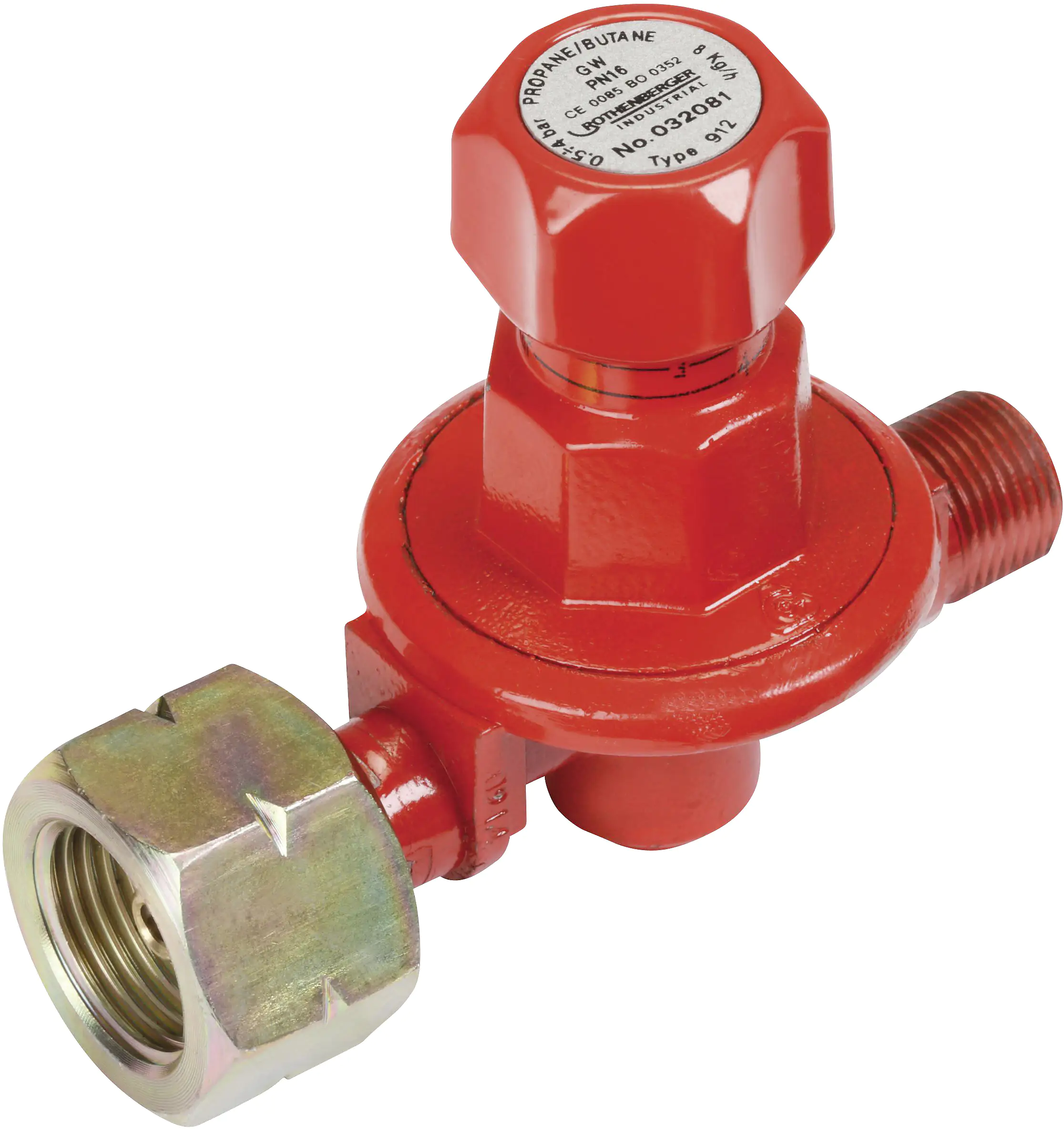 Rothenberger Propan Druckminderer stufenlos für Propangas 5, 11, 33 kg
