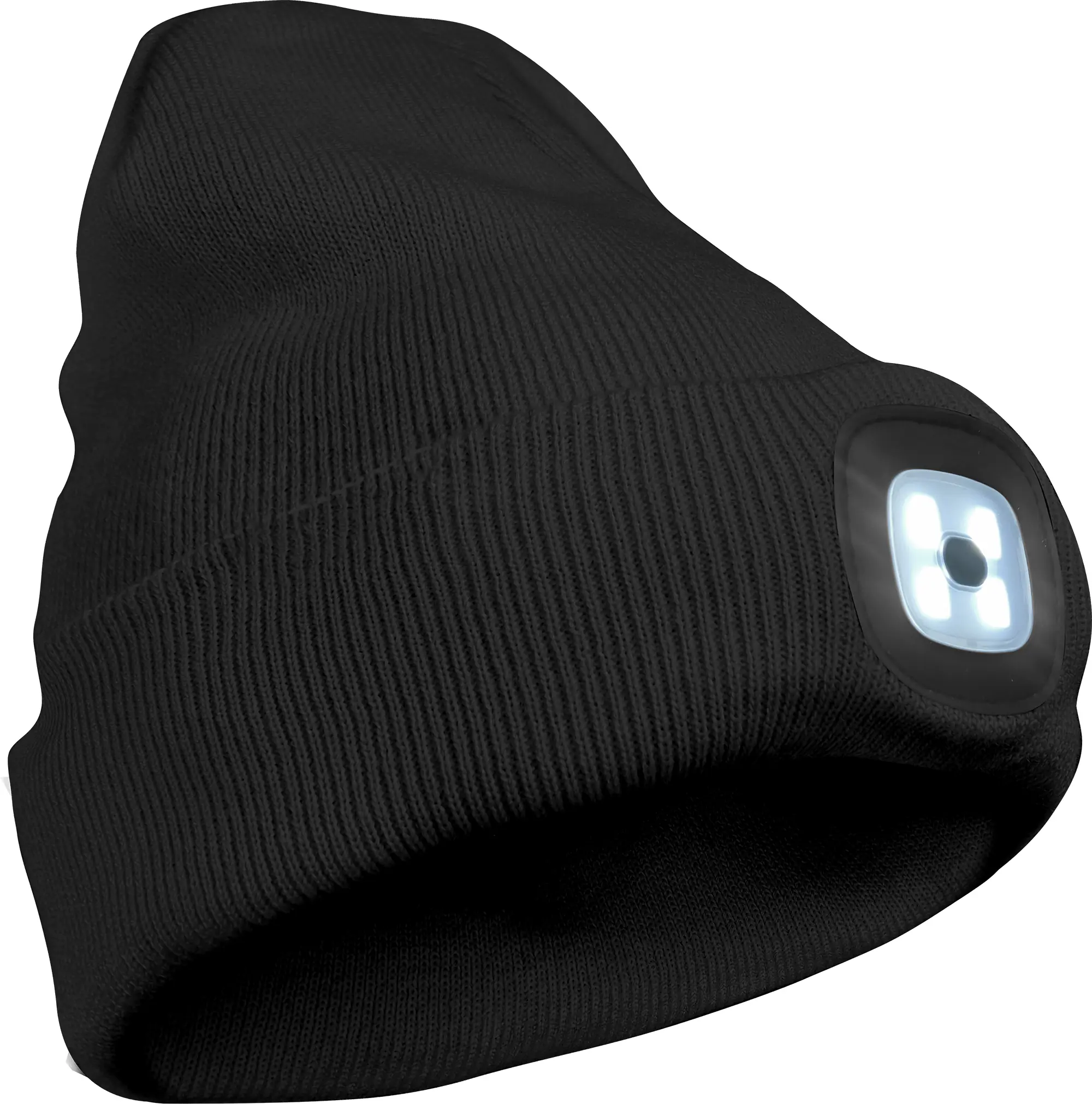 Primaster Mütze Beanie mit LED-Licht laden per USB