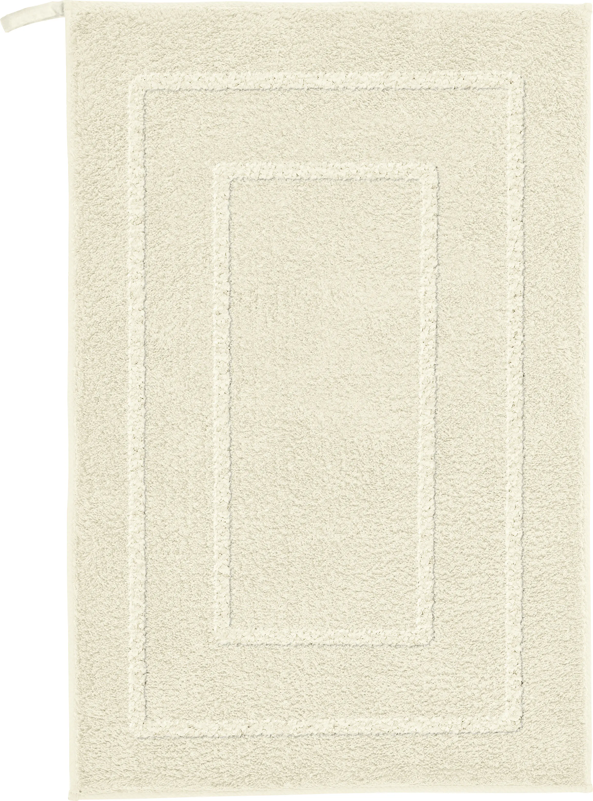 Kleine Wolke Badteppich Nico sandbeige Polyester 50 x 80 cm