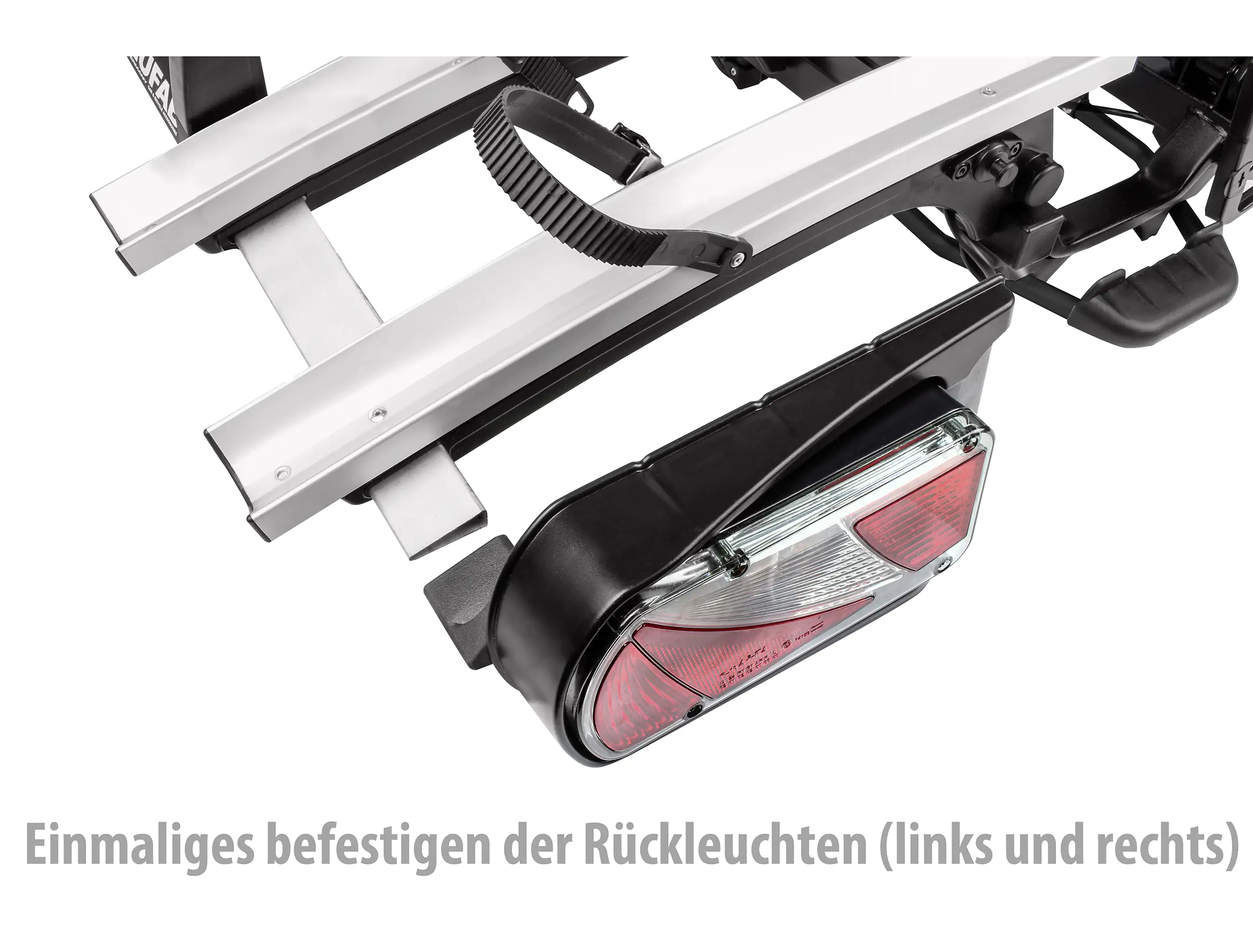 EUFAB Fahrradheckträger FINCH 3 für 3 Fahrräder teilweise vormontiert