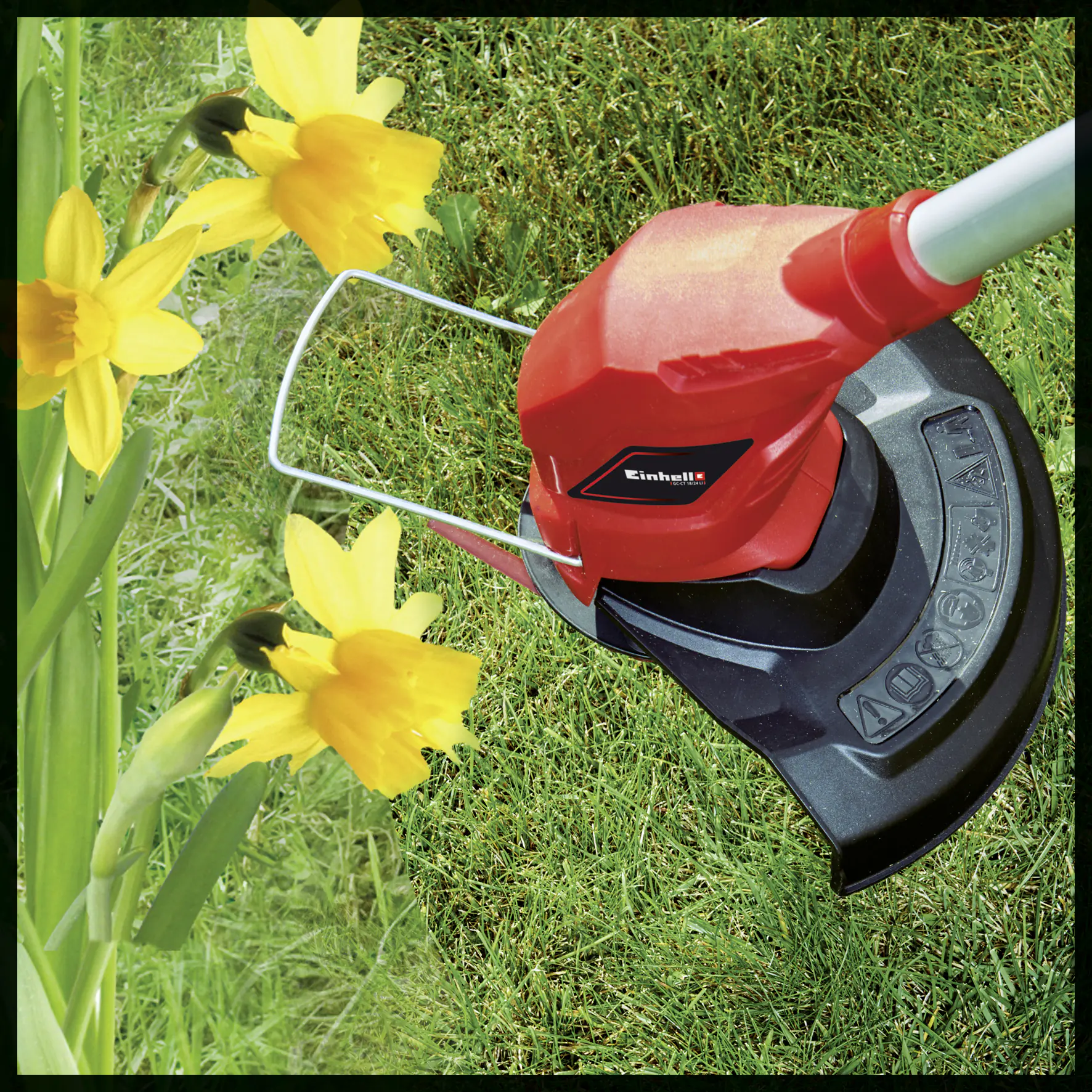 Einhell Akku Rasentrimmer GC-CT 18/24 Li-Solo 24 cm Schnittkreis