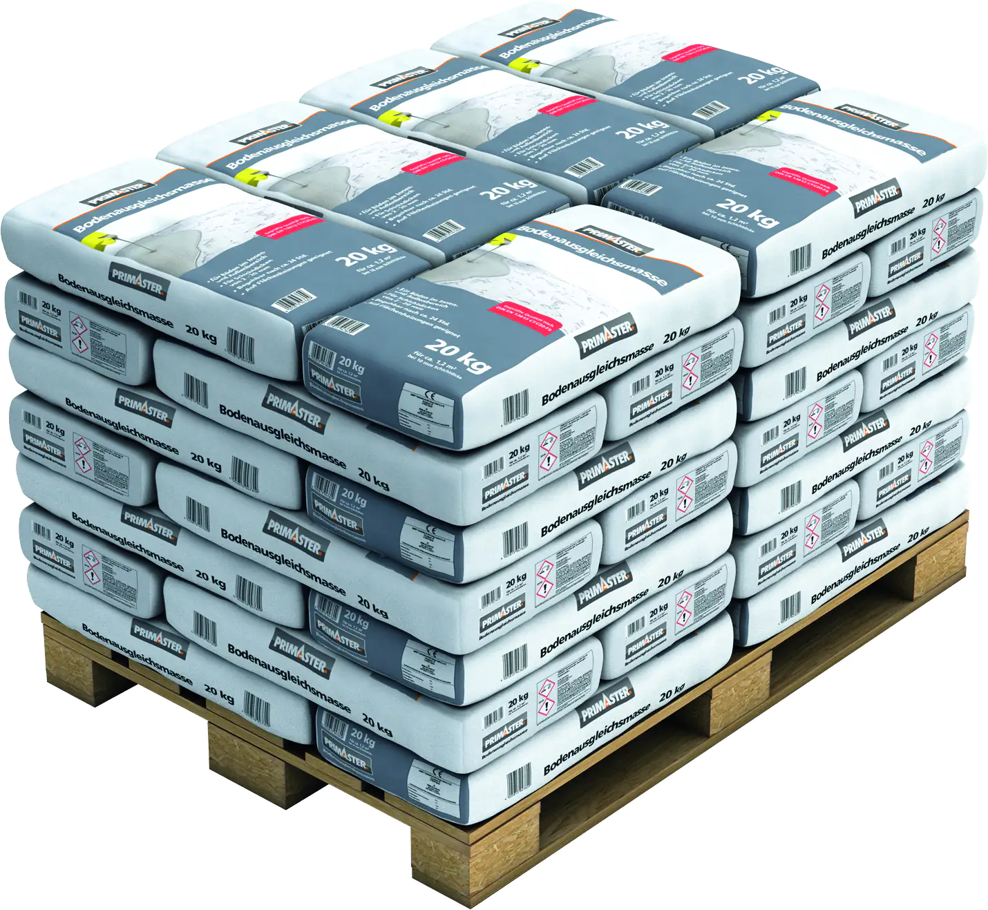 Primaster Bodenausgleichsmasse 20 kg grau 42 St. Palettenabnahme