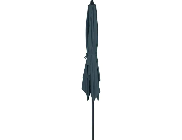 Siena Garden Mittelstockschirm Avio anthrazit 250 x 200 cm