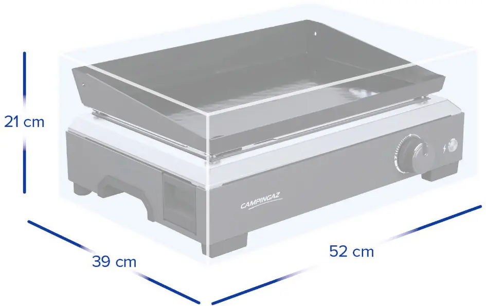 Campingaz Abdeckhaube Premium Compact für Plancha 66 x 51 x 21 cm