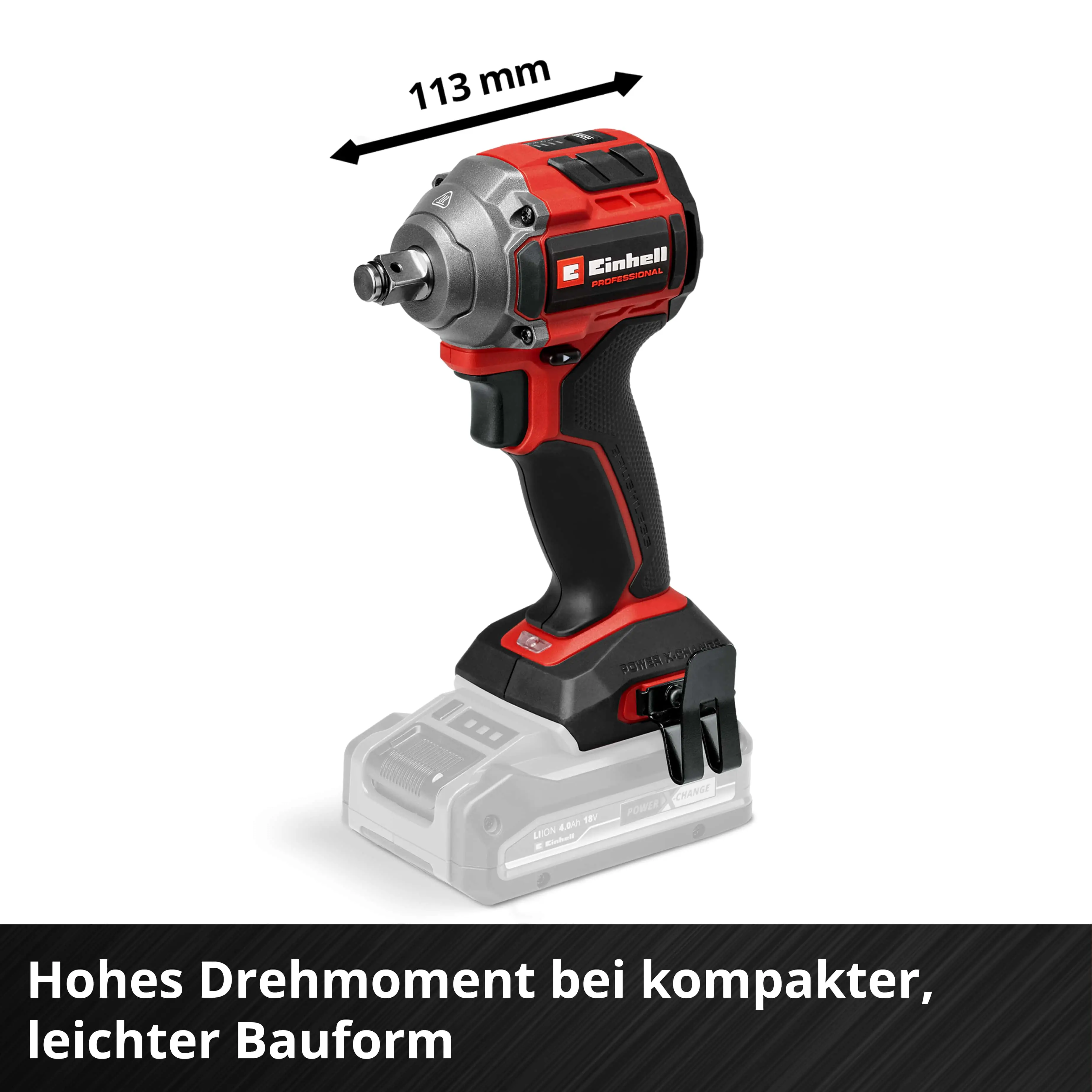 Einhell Professional Akku-Schlagschrauber TP-CW 18/260-C Li BL Solo