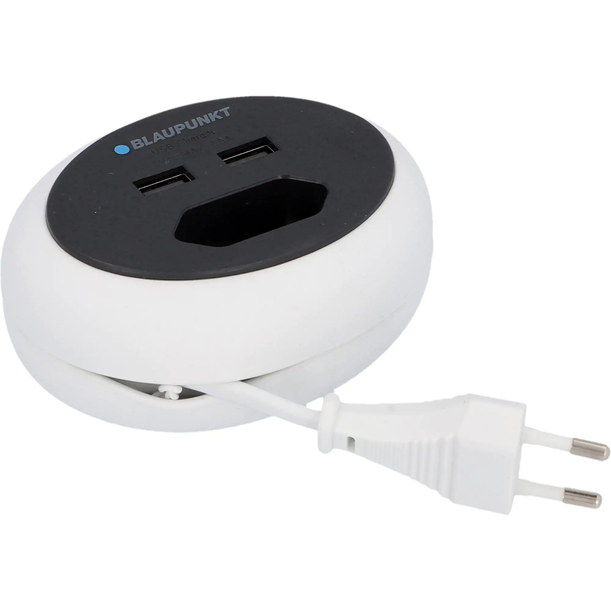 Blaupunkt Steckdosenleiste 1-fach 1,2m für Außen, mit 2x USB mini