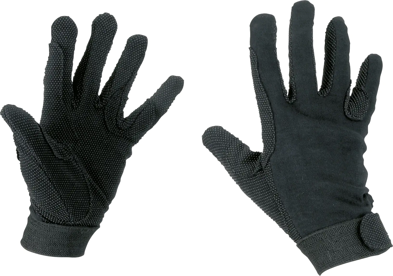 Kerbl Reithandschuh Jersey Gr. XS schwarz Gr. XS schwarz, Baumwolle