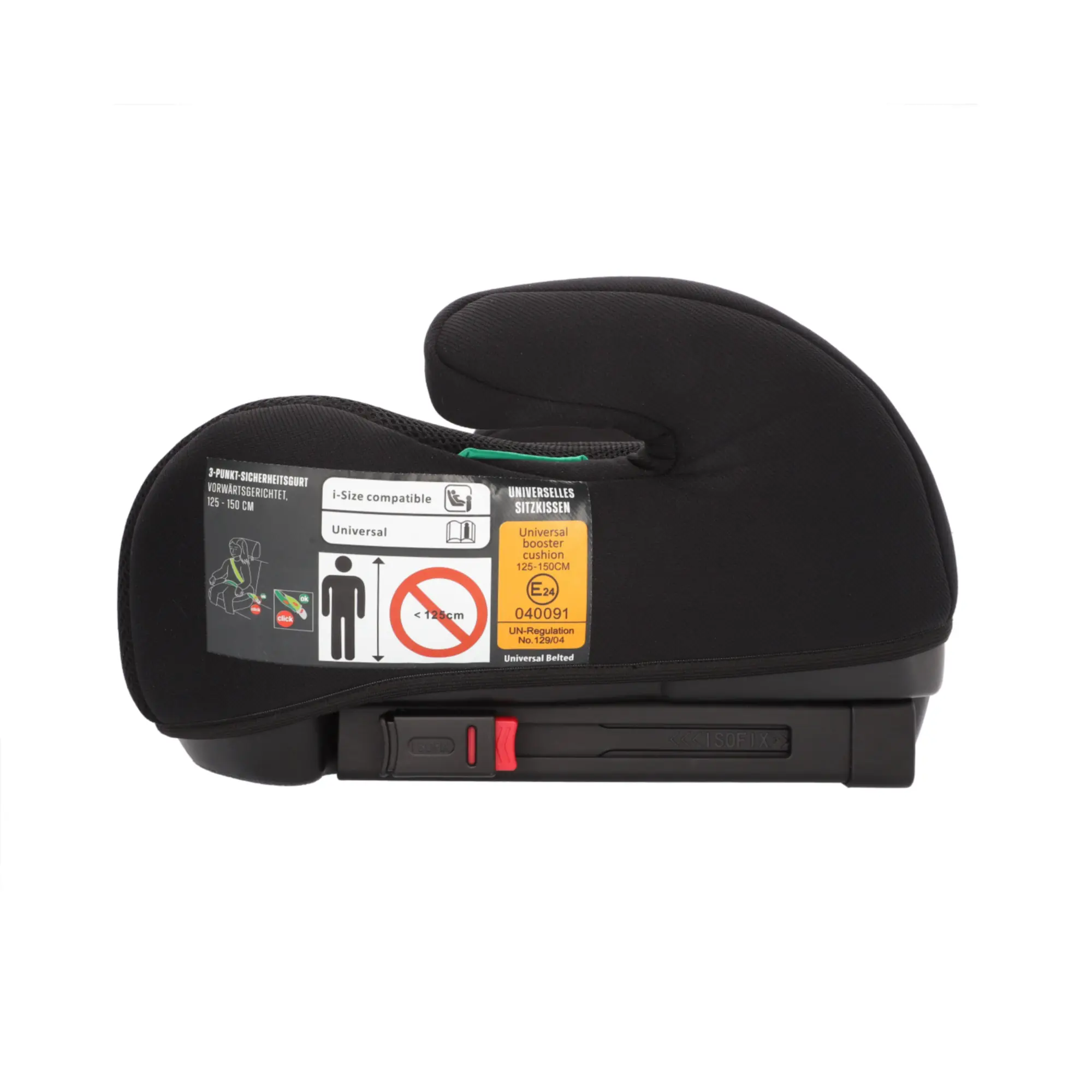 Cartrend Kindersitzerhöhung Cartrend schwarz 15-36 kg