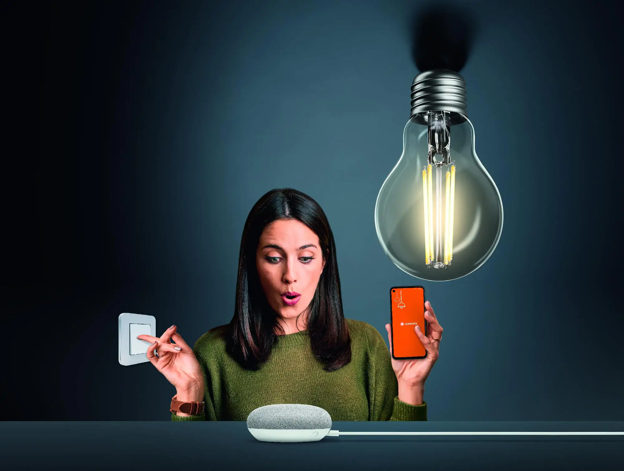 Ledvance Smart+ LED Leuchtmittel E27 Filament 6 W