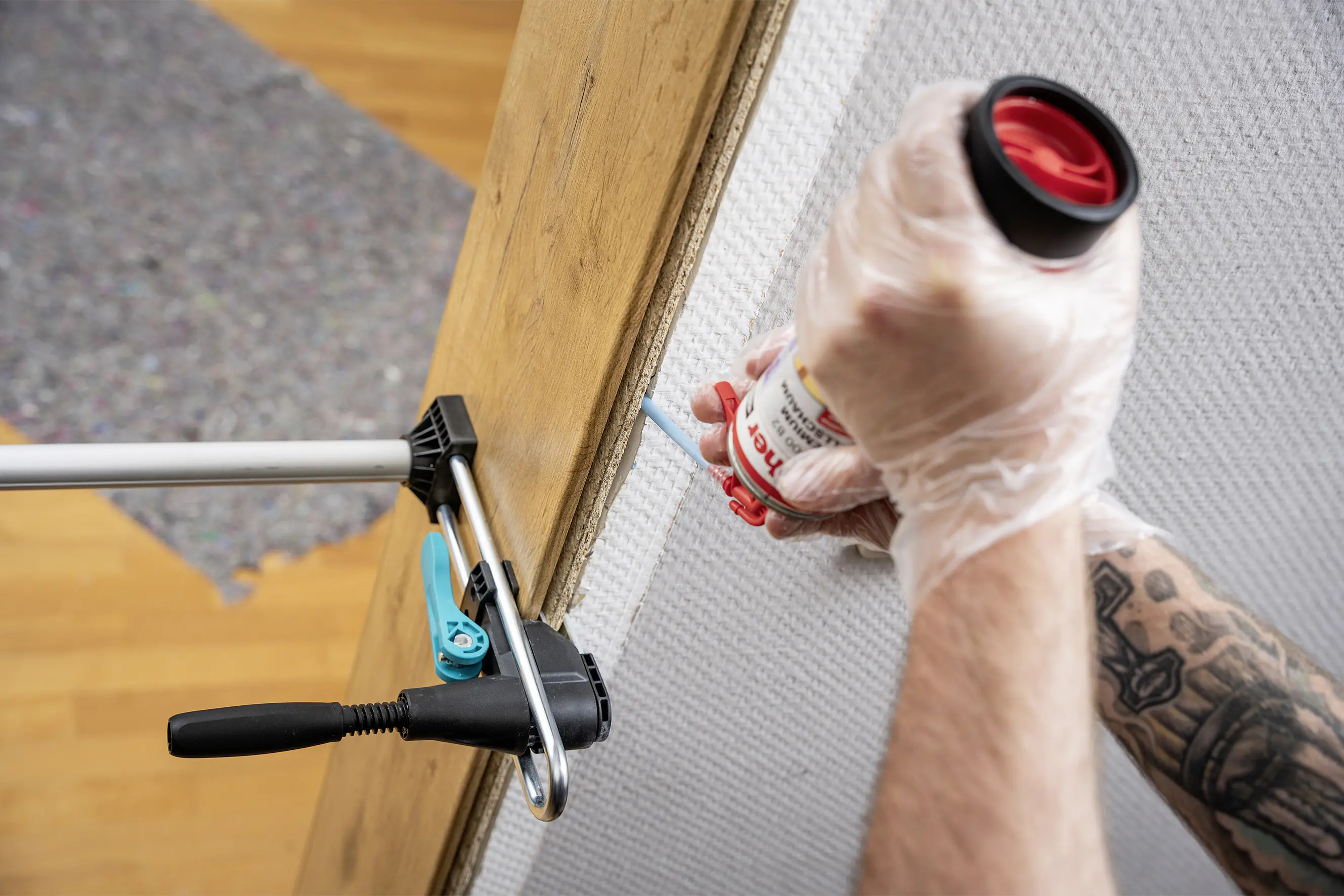 Wolfcraft Türfuttermontage-Set Pro 60 - 100 cm 8-teilig