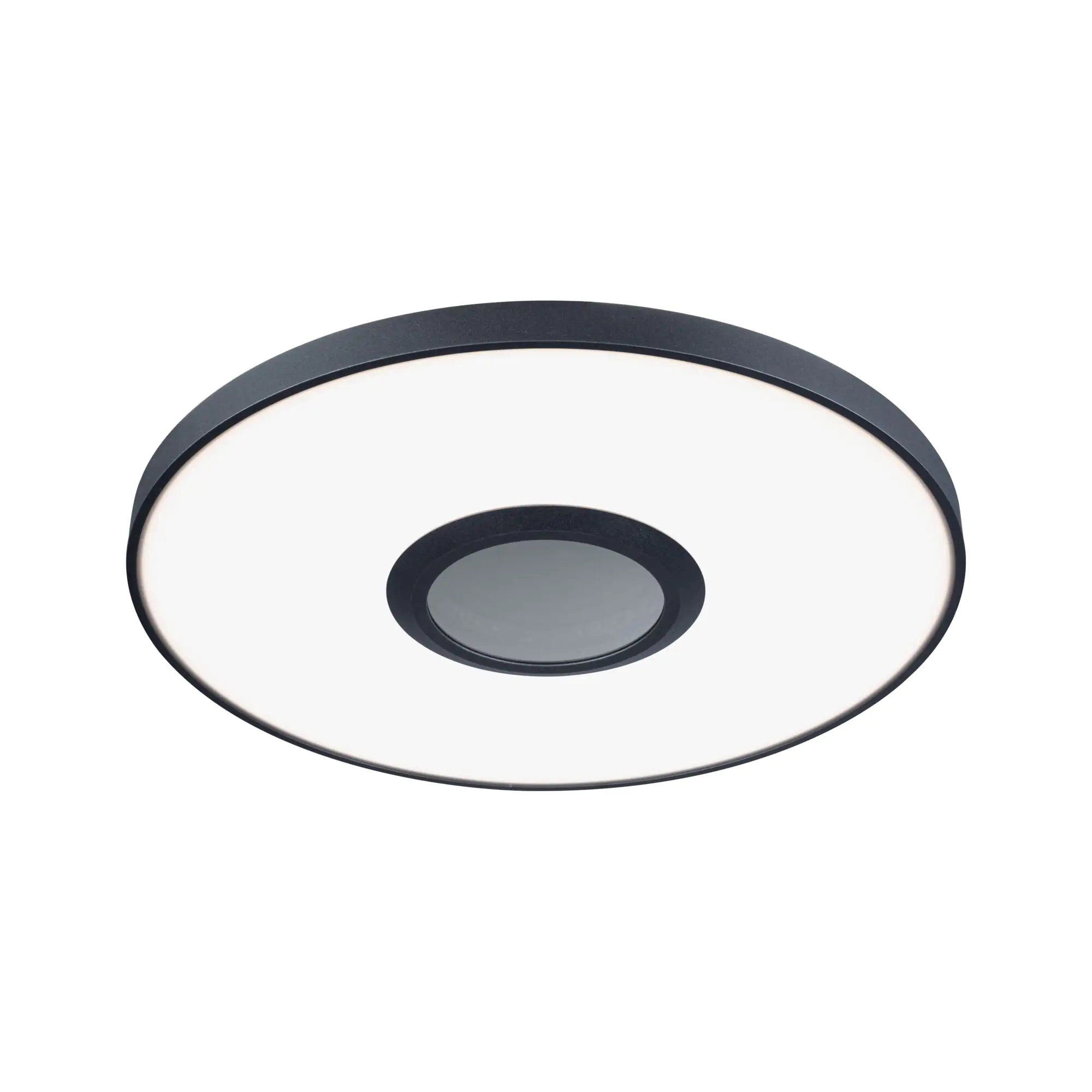 Paulmann LED Deckenleuchte Spaceglow Three schwarz matt Ø 40 cm RGBW
