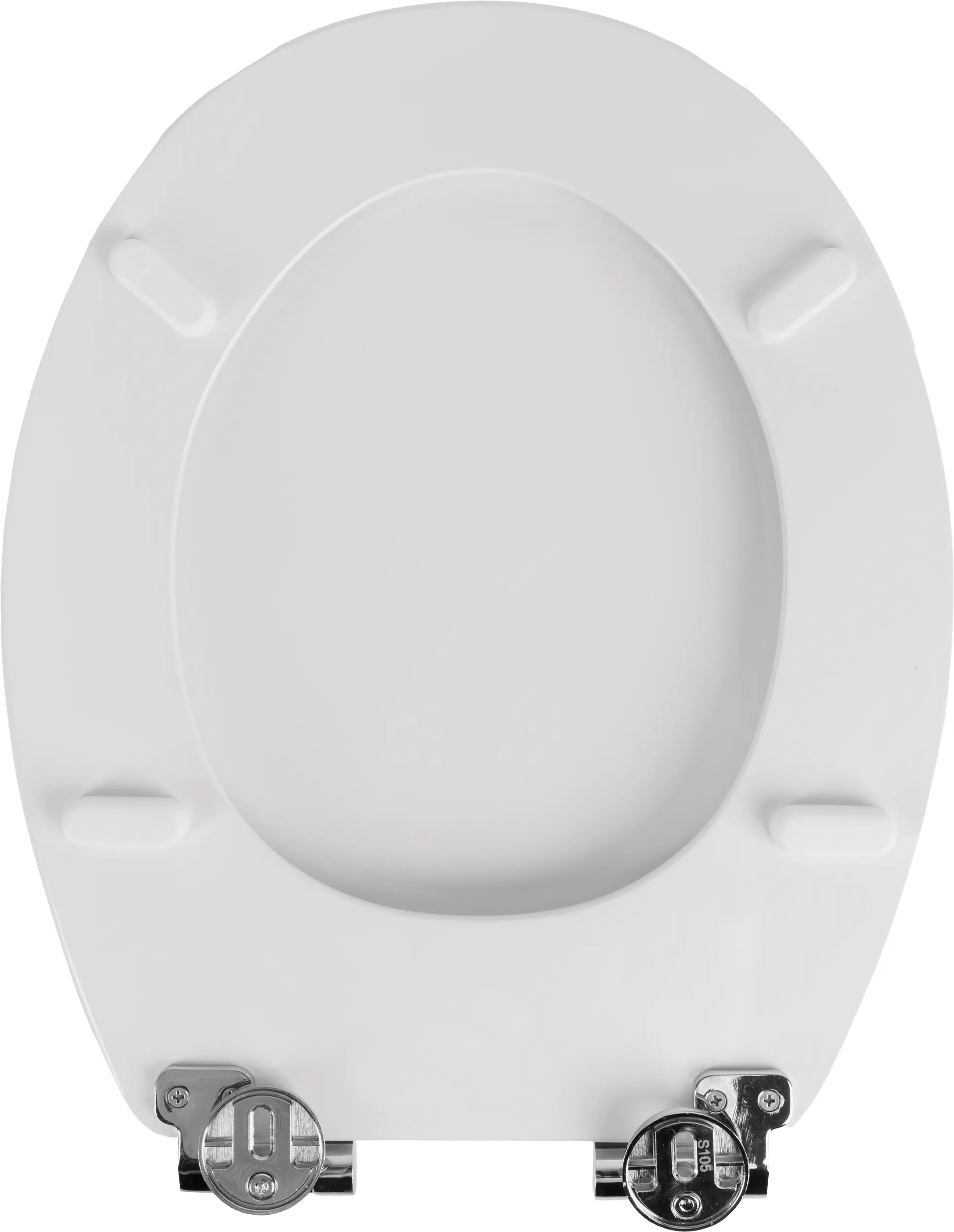 Primaster WC-Deckel mit Absenkautomatik Ostsee weiß