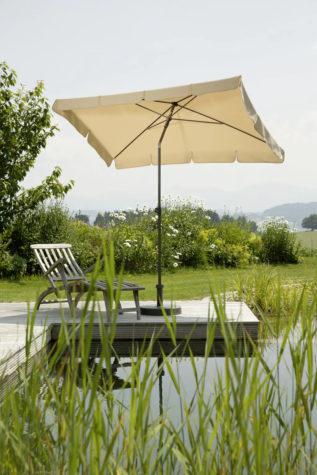 Schneider Sonnenschirm Aquila natur 225 x 120 cm