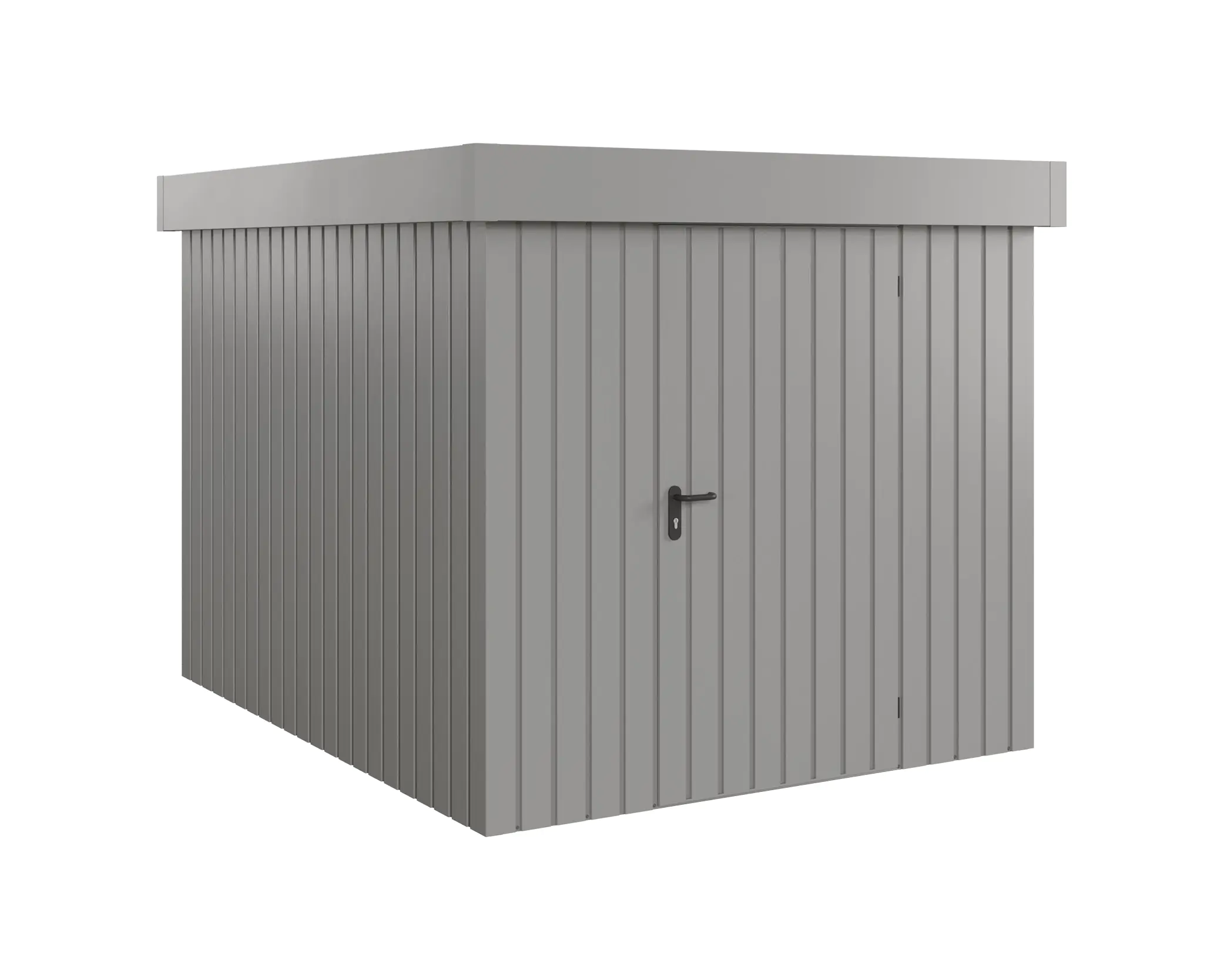 EcoStar Metallgerätehaus Euroline EFD6 graualuminium 214 x 262 cm 1-flg.