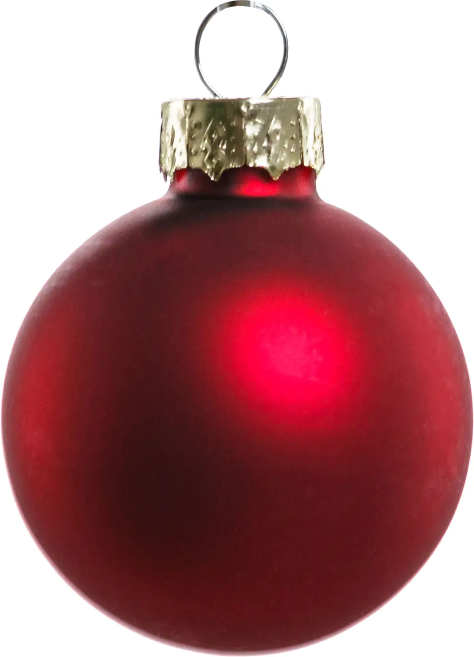 TrendLine Weihnachtskugeln aus Glas Ø 3,5 cm ochsenblut 16 Stück