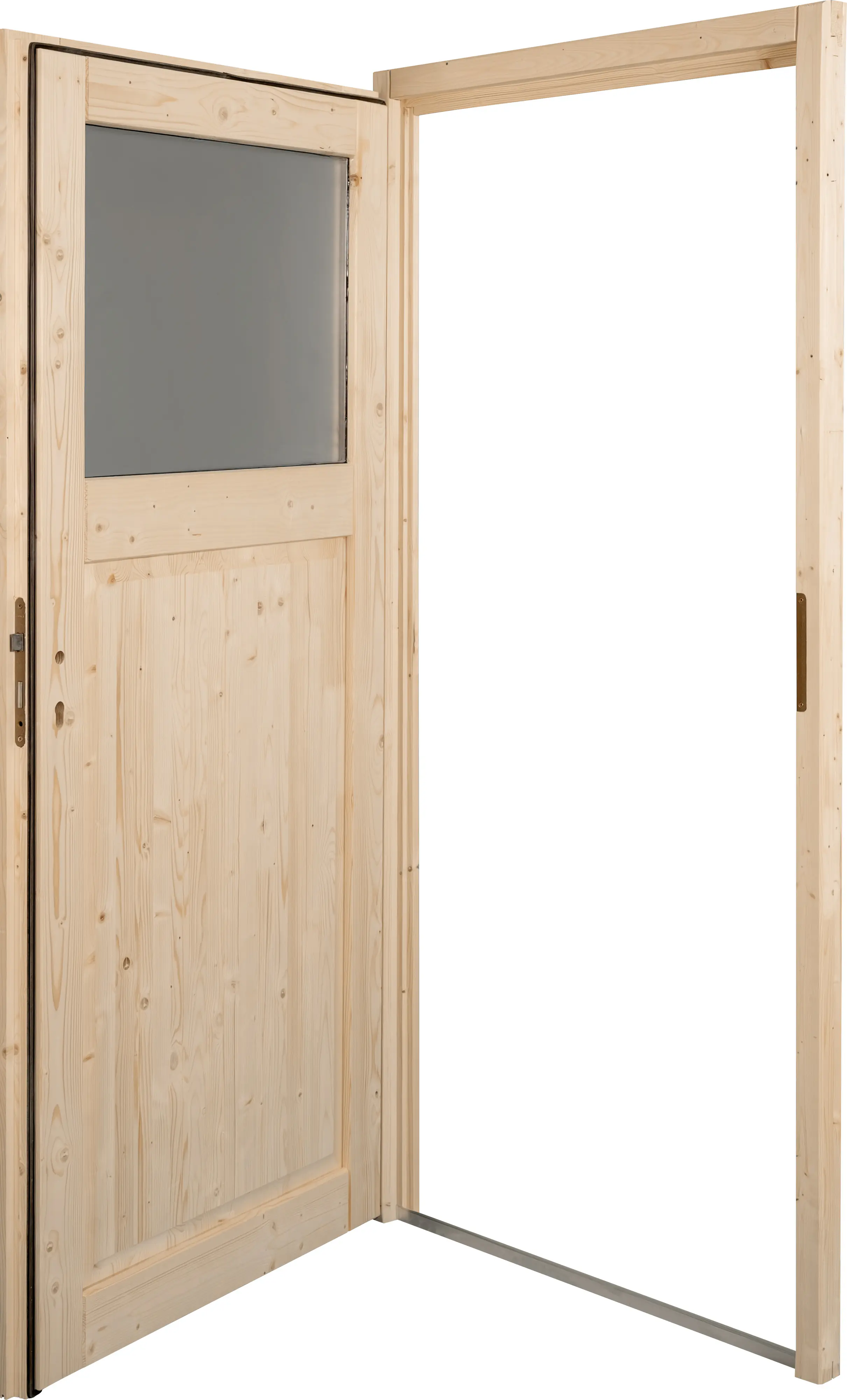 Panto Nebeneingangstür Holz 501 88 x 198 cm DIN rechts
