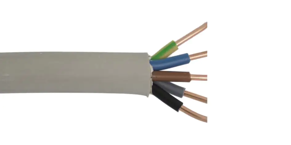 Feuchtraumleitung NYM-J 5 x 4 - Meterware