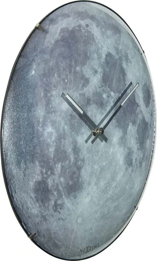 Nextime Wanduhr Moon Dome Ø 35 cm