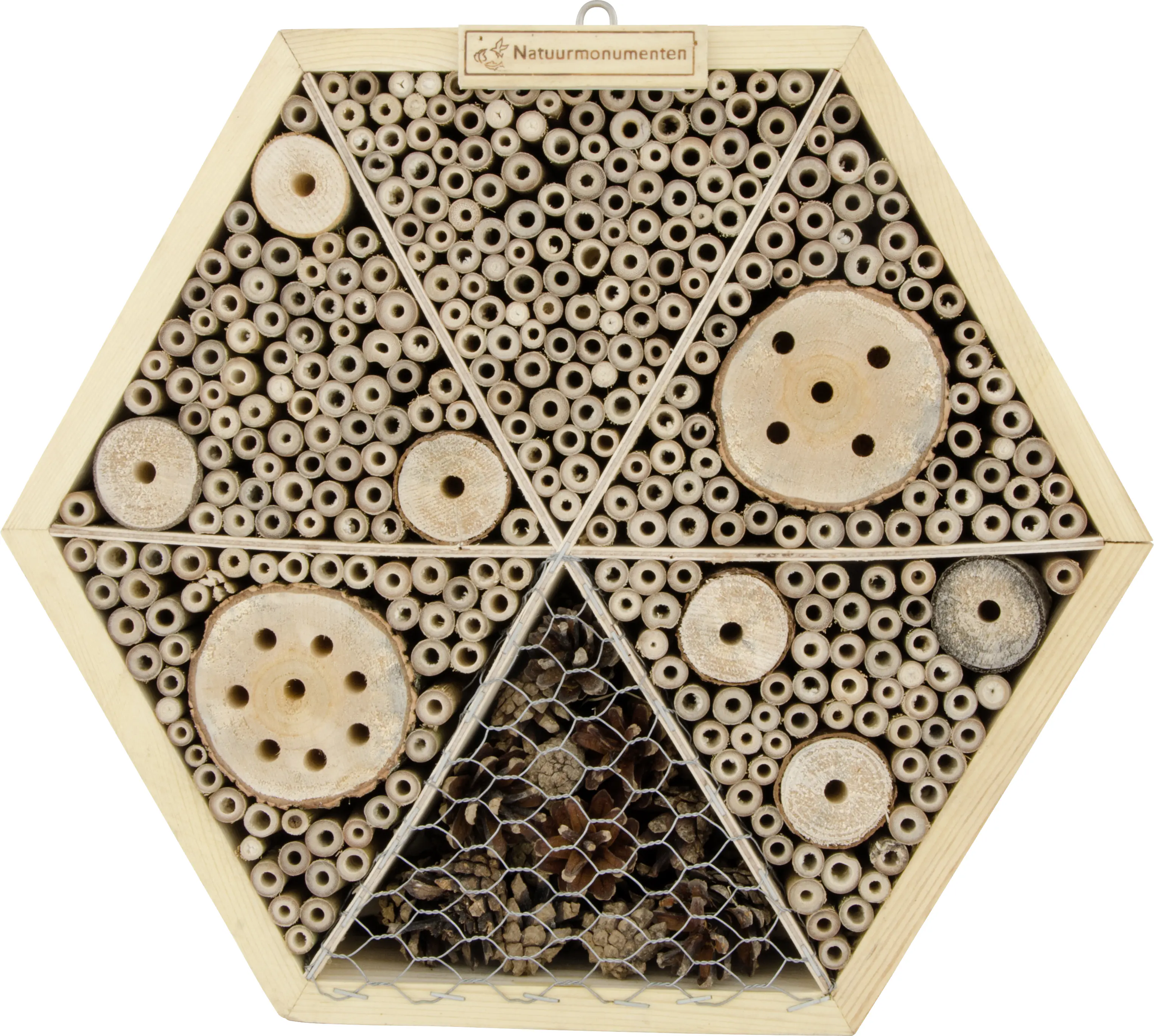 CJ Wildlife Insektenhaus Hexagon natur 33,6 x 33,6 cm