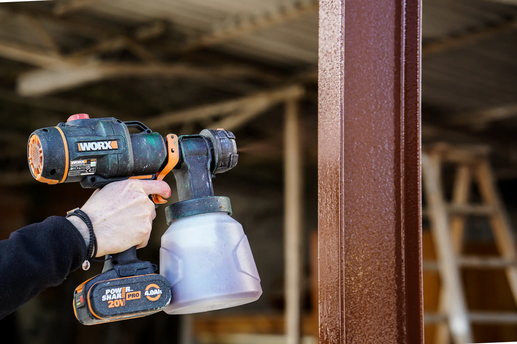 Worx NITRO Akku-Farbsprühgerät WX020.9  20 V Solo