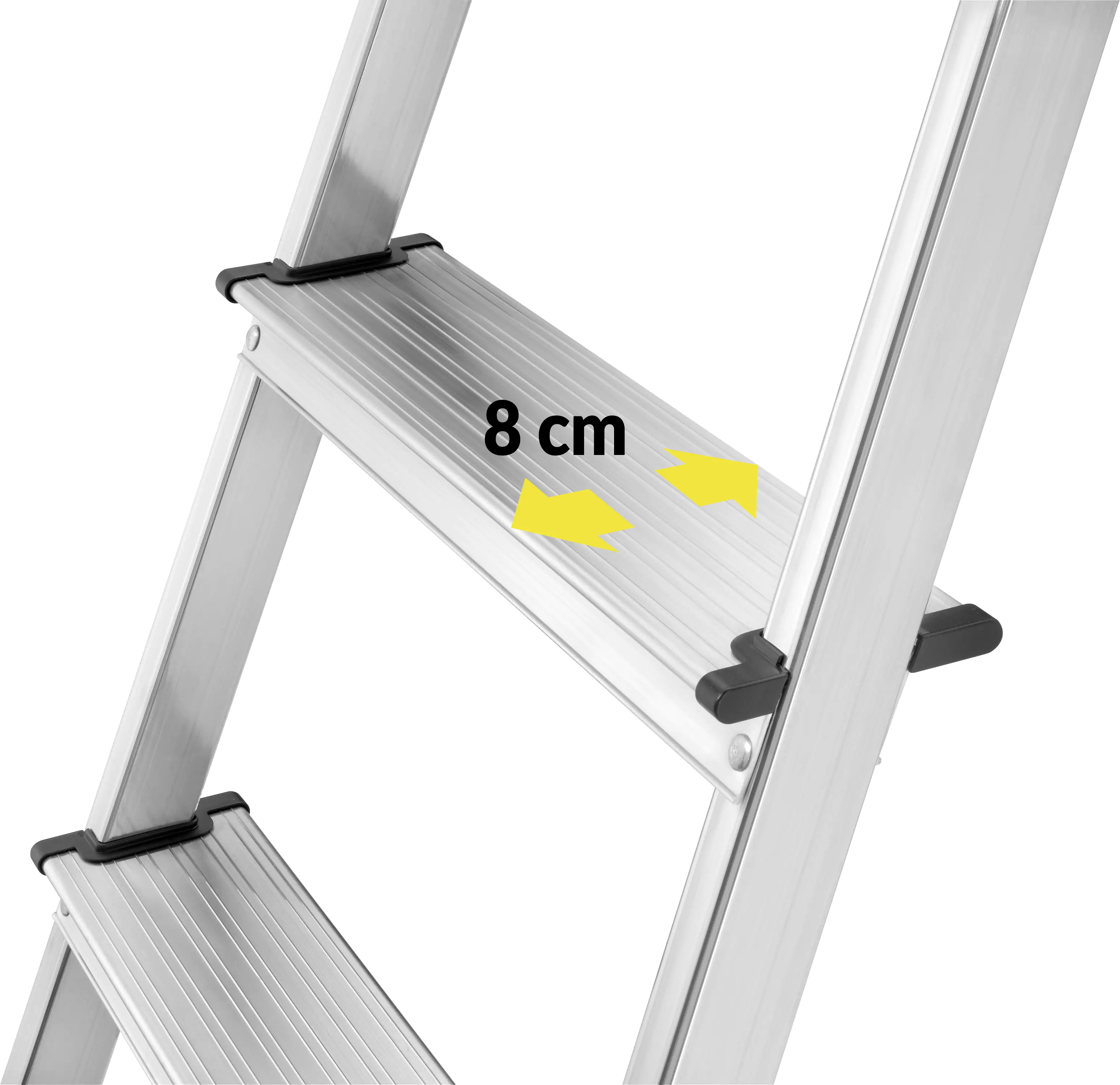 Hailo Aluminium-Sicherheits-Stehleiter L40 BasicLine 3,28 m