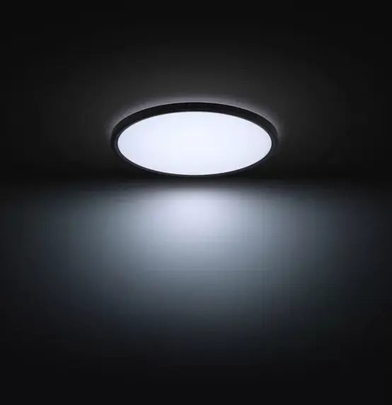 Philips Hue LED Deckenleuchte Tento rund schwarz Ø 42,1 cm warmweiß-kaltweiß