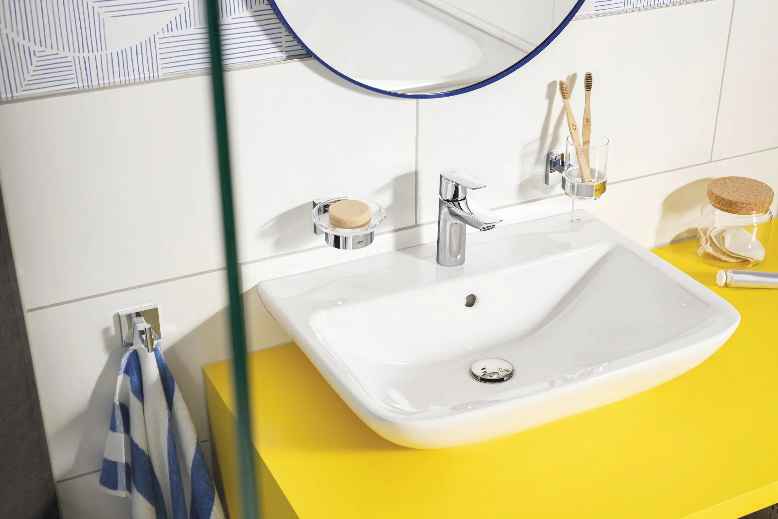 Grohe Keramik Waschtisch 60 cm Edge weiß