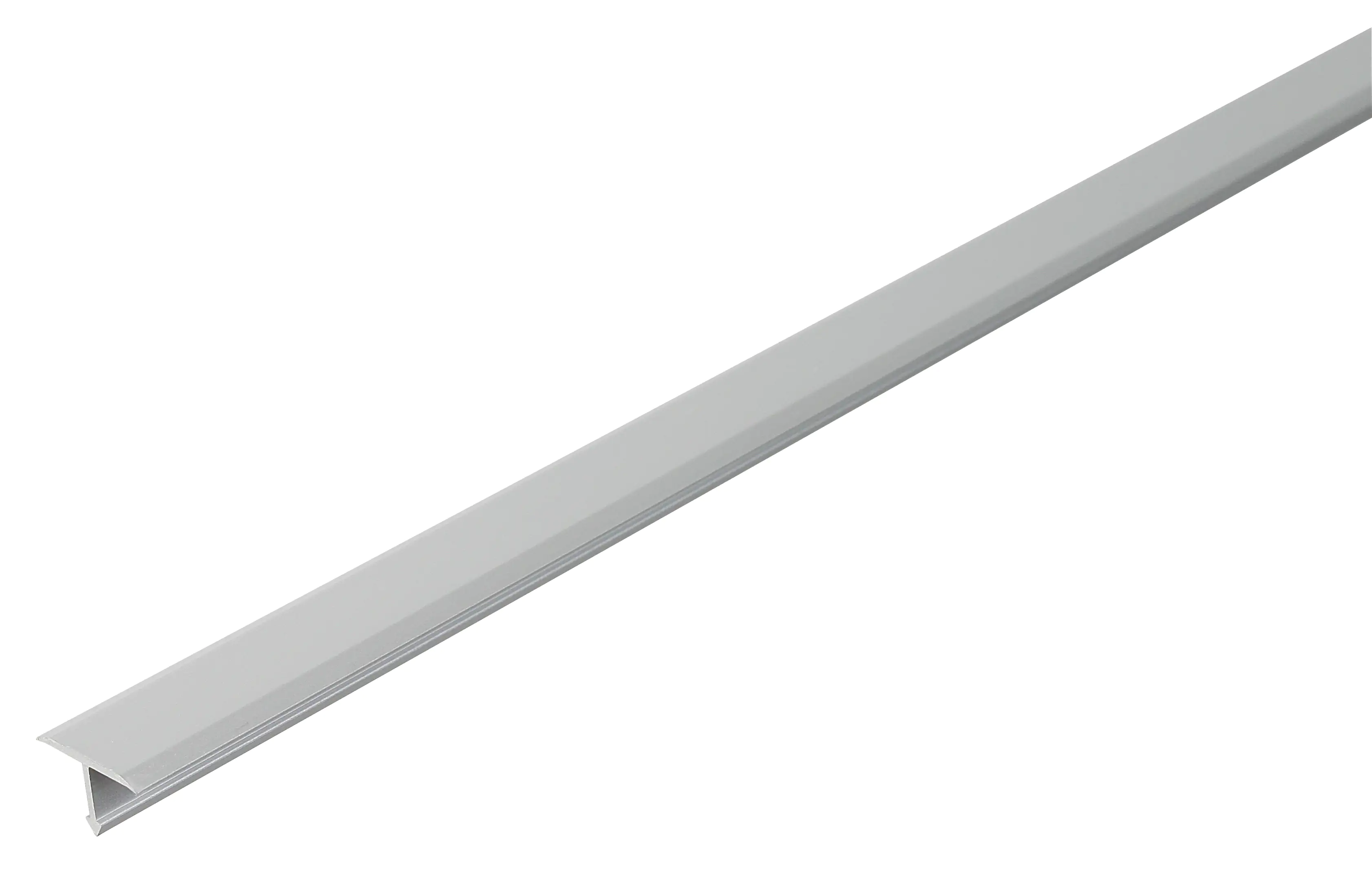 Alberts T-Abdeckprofil Aluminium eloxiert 15 x 9 mm x 2,6 m