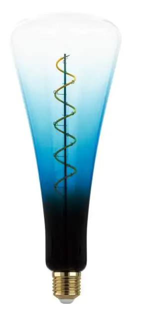 Eglo LED Leuchtmittel Zylinder E27 4W schwarz-blau