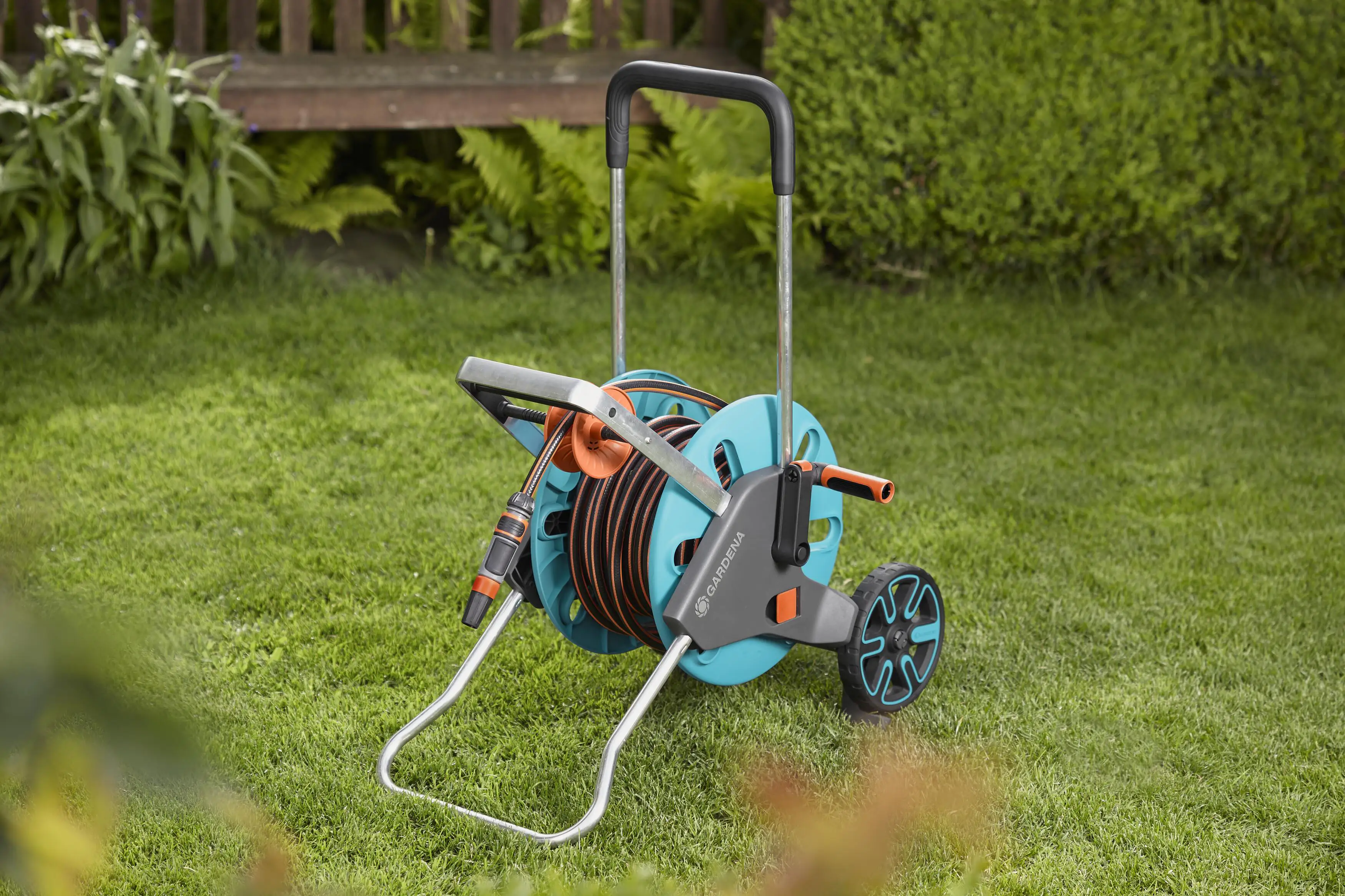 Gardena Schlauchwagen CleverRoll M Easy Set inkl. 20 m Schlauch
