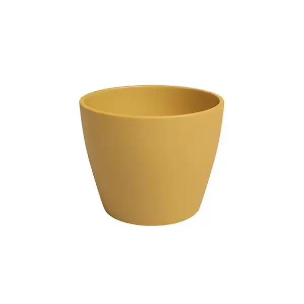 Artevasi Übertopf Nubia Keramik Ø 7,5 x 6 cm gelb matt