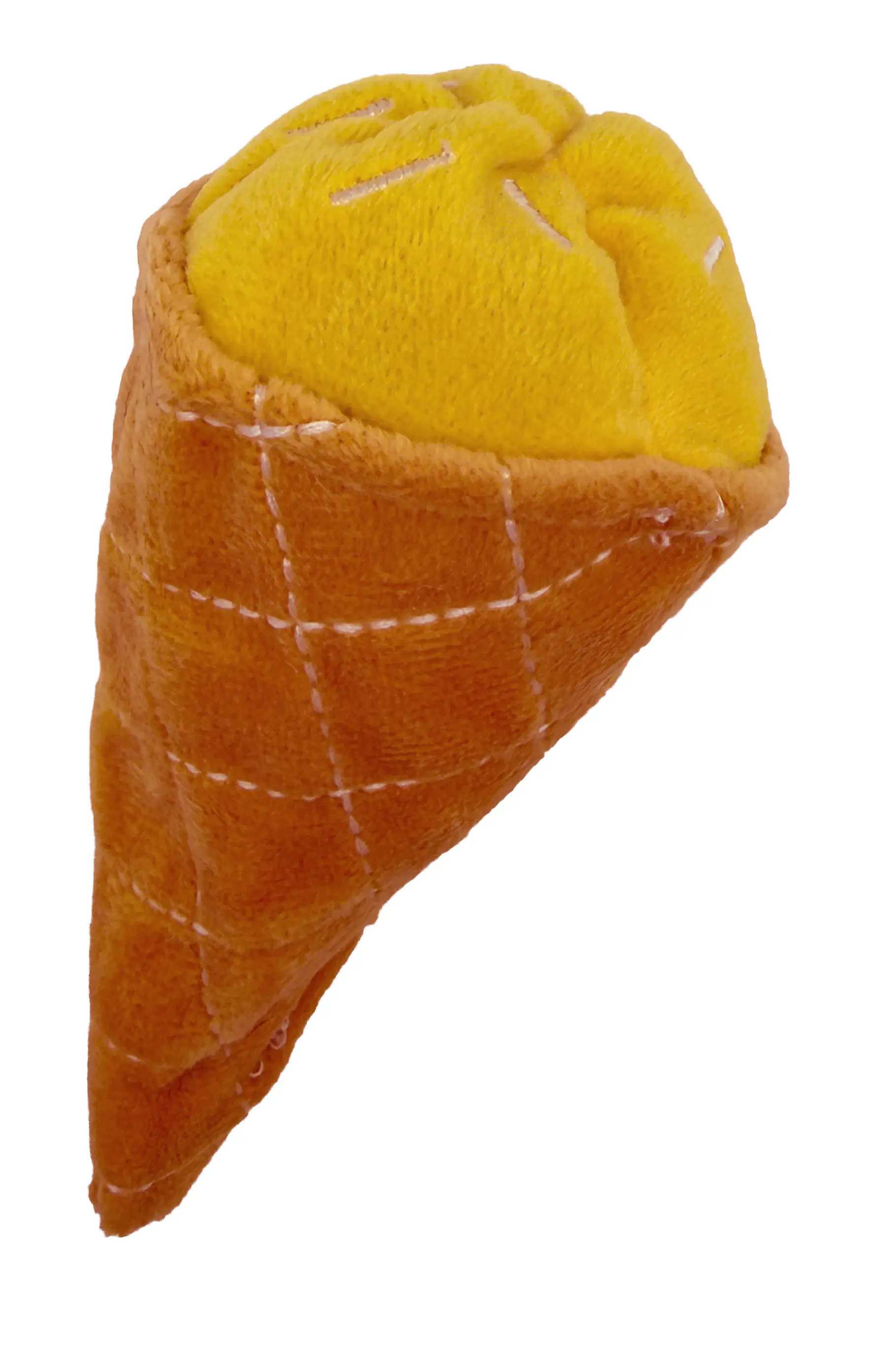 Aumüller Katzenspielzeug Zitroneneis 13 x 7 cm gelb/braun 
 