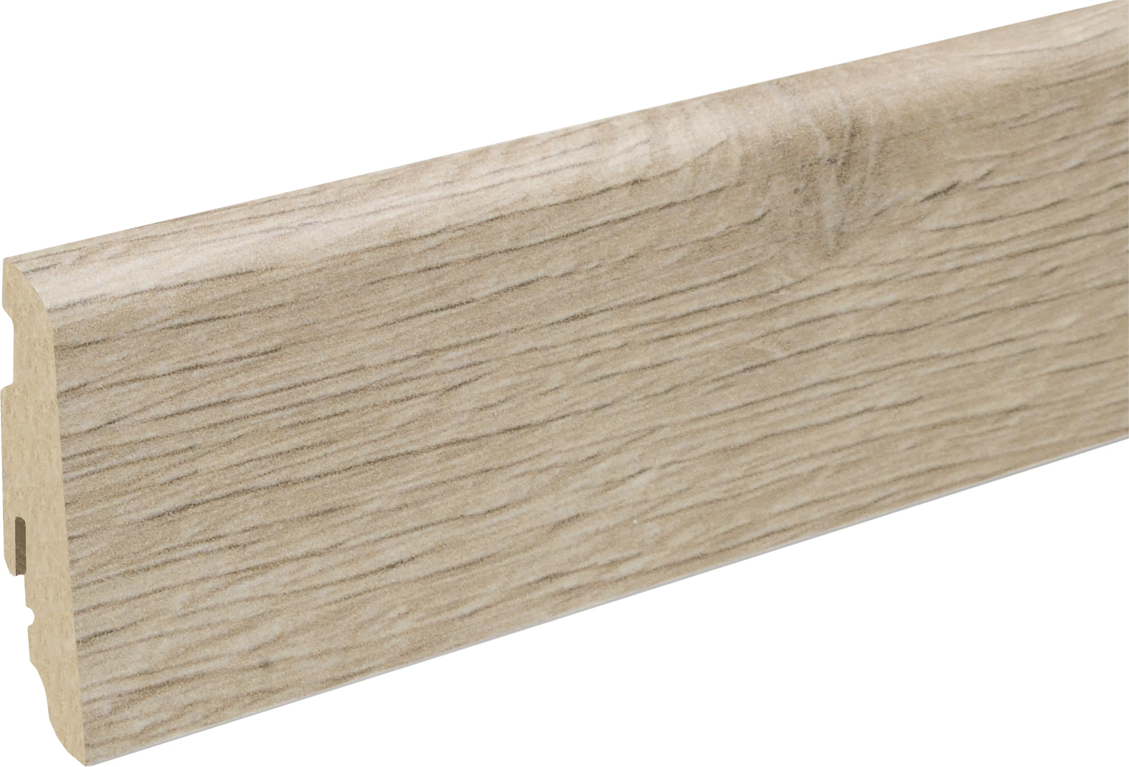 Neuhofer Fußleiste 240 cm 58 x 19 mm Eiche Nebraska