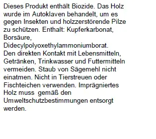 Dichtzaun Levi 180 x 180 cm, kesseldruckimprägniert