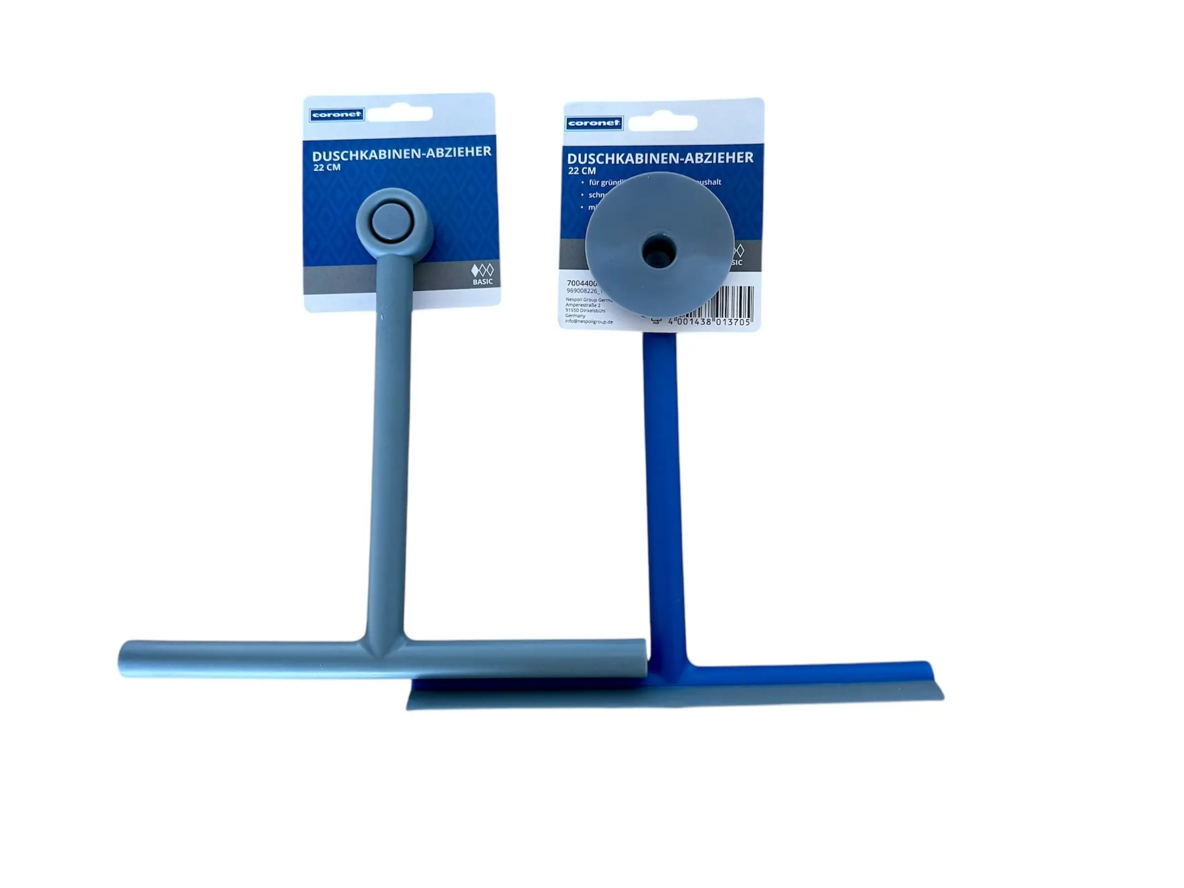 Coronet Duschabzieher 22 cm 2-fach sortiert