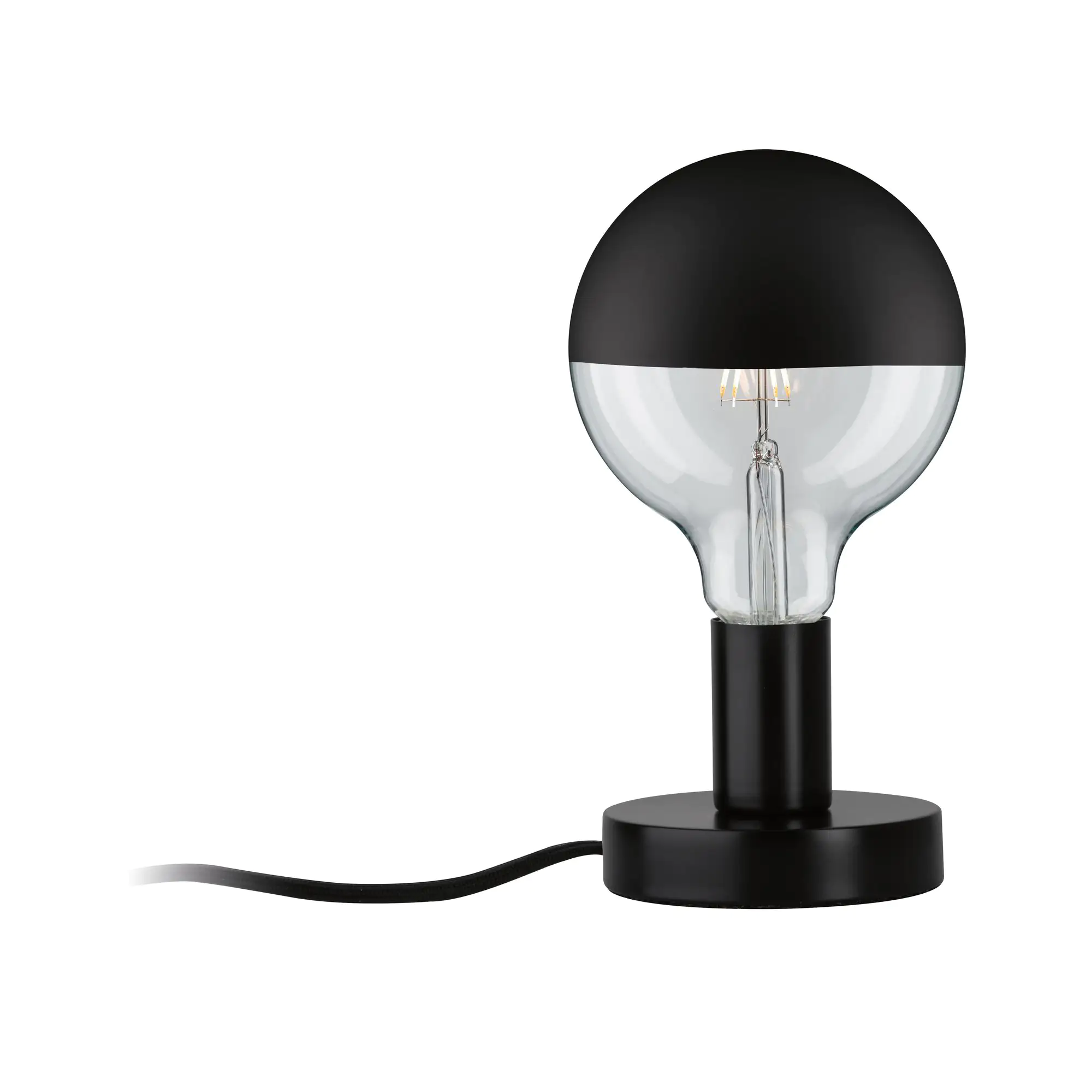 Paulmann Tischlampe Neordic Haldor schwarz