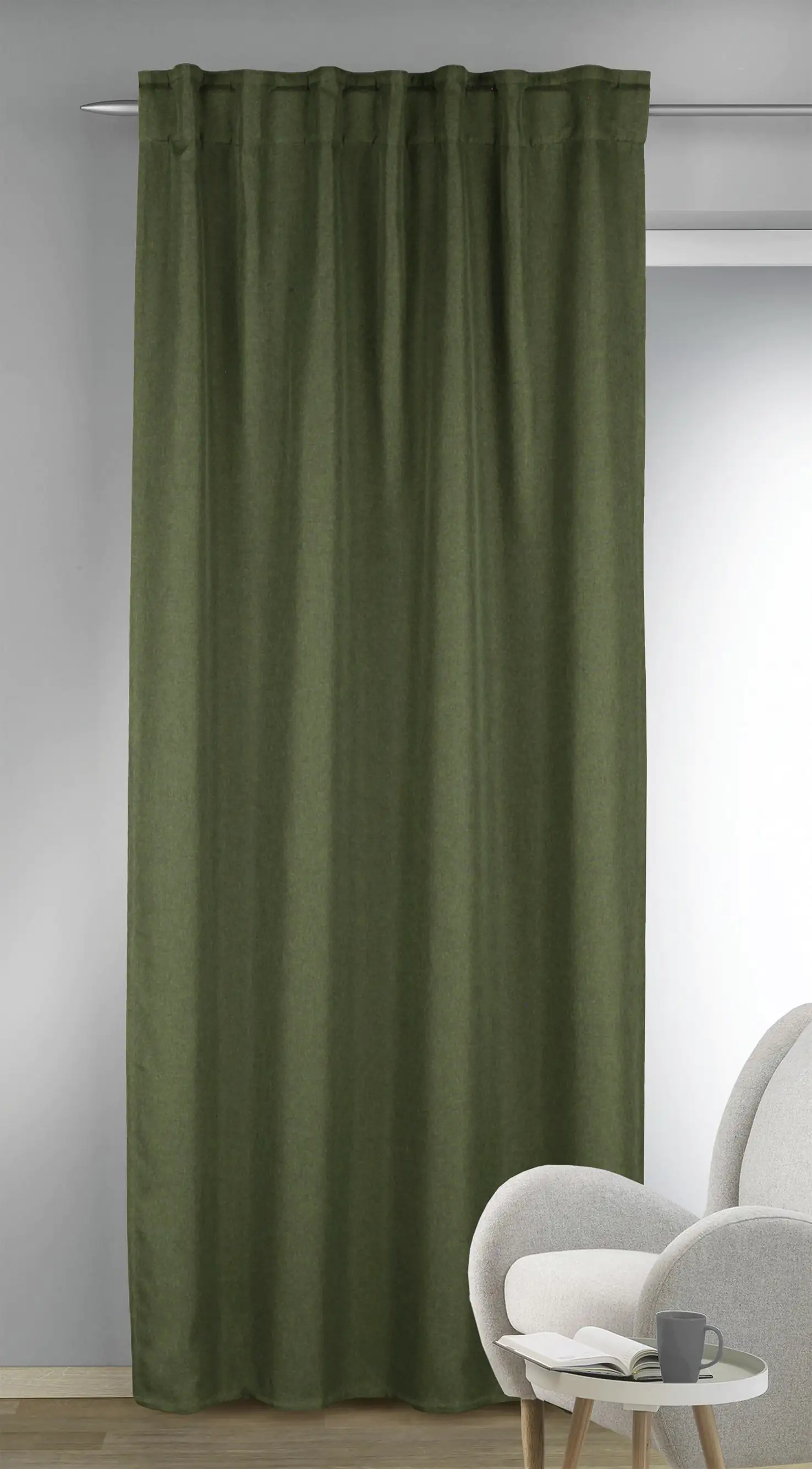 Neusser Collection Verdunklungsschal Dimout Sibille tanne, 135 x 245 cm