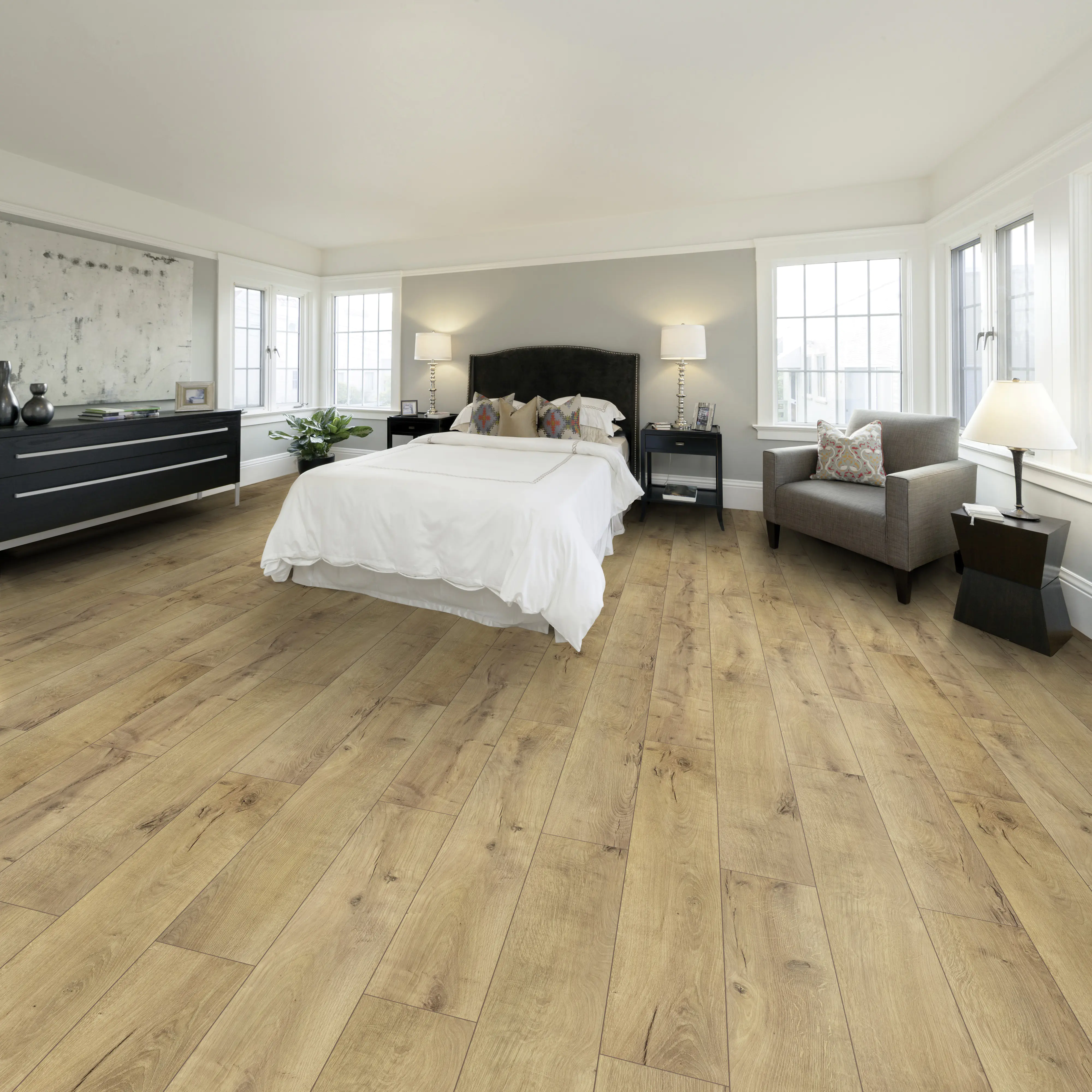 Classen Laminat Megaloc Aquaprotect 128,5 x 19,2 cm 8 mm Oak light natural